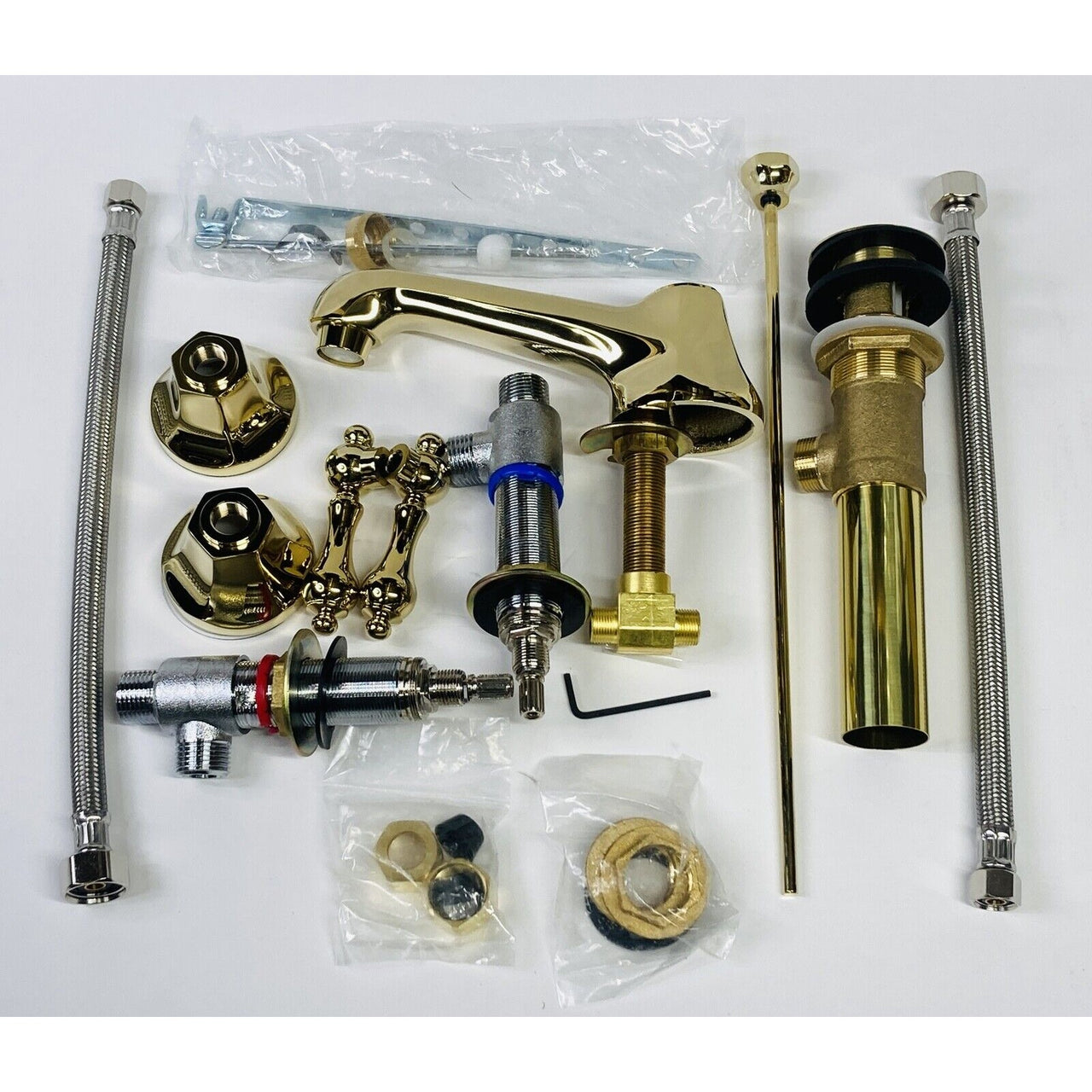Signature Hardware 434902 New York Widespread Bath Faucet, 1.2GPM-Polished Brass