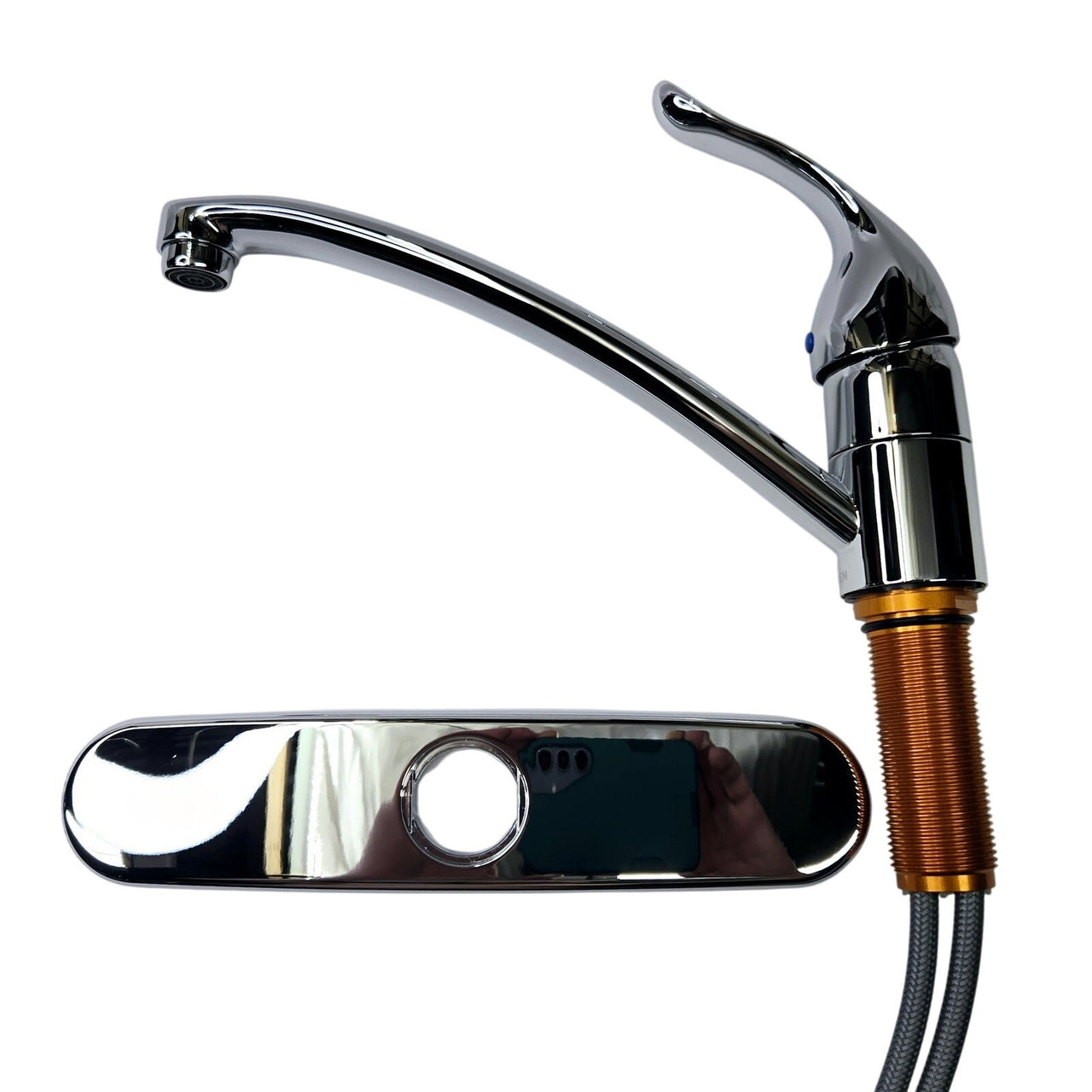 Moen 7425 Chateau Low-Arc Single-Handle Standard Kitchen Faucet - Chrome