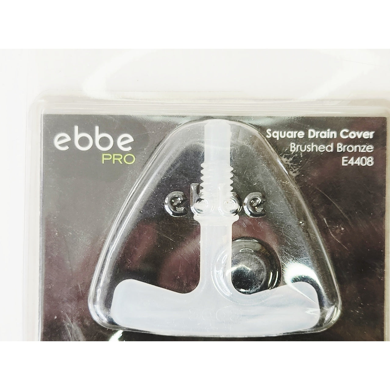 Ebbe America E4408 PRO Square Bathroom Shower Drain Cover - Brushed Bronze