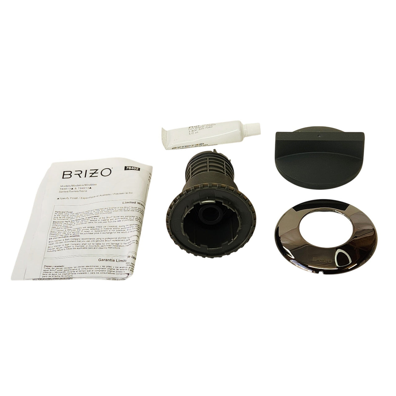 Brizo T84613-BNX Round Body Spray Trim Only for Brizo HydraChoice - Black Onyx