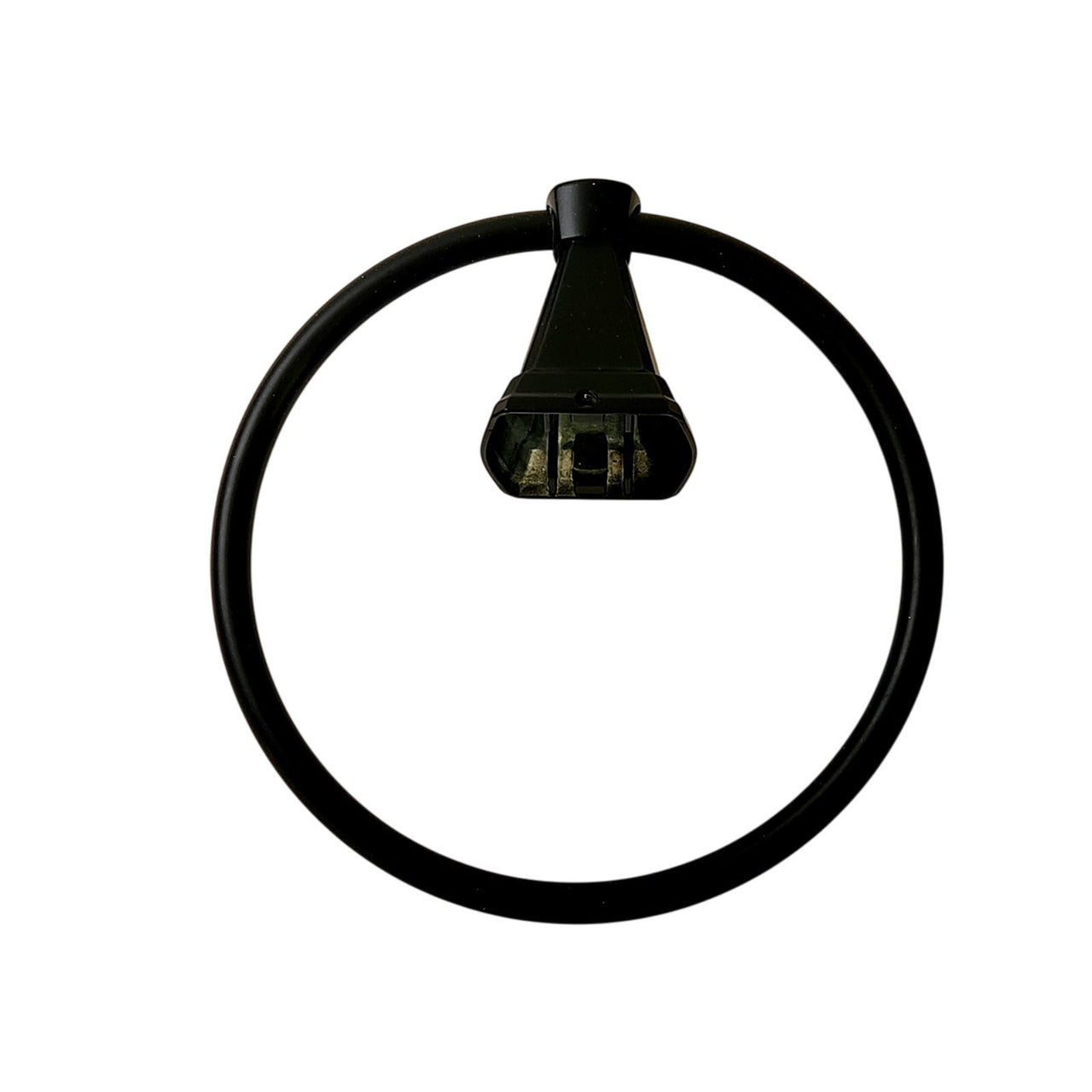 Delta FLY46-MB-R Flynn Wall Mount Single Towel Ring - Matte Black READ