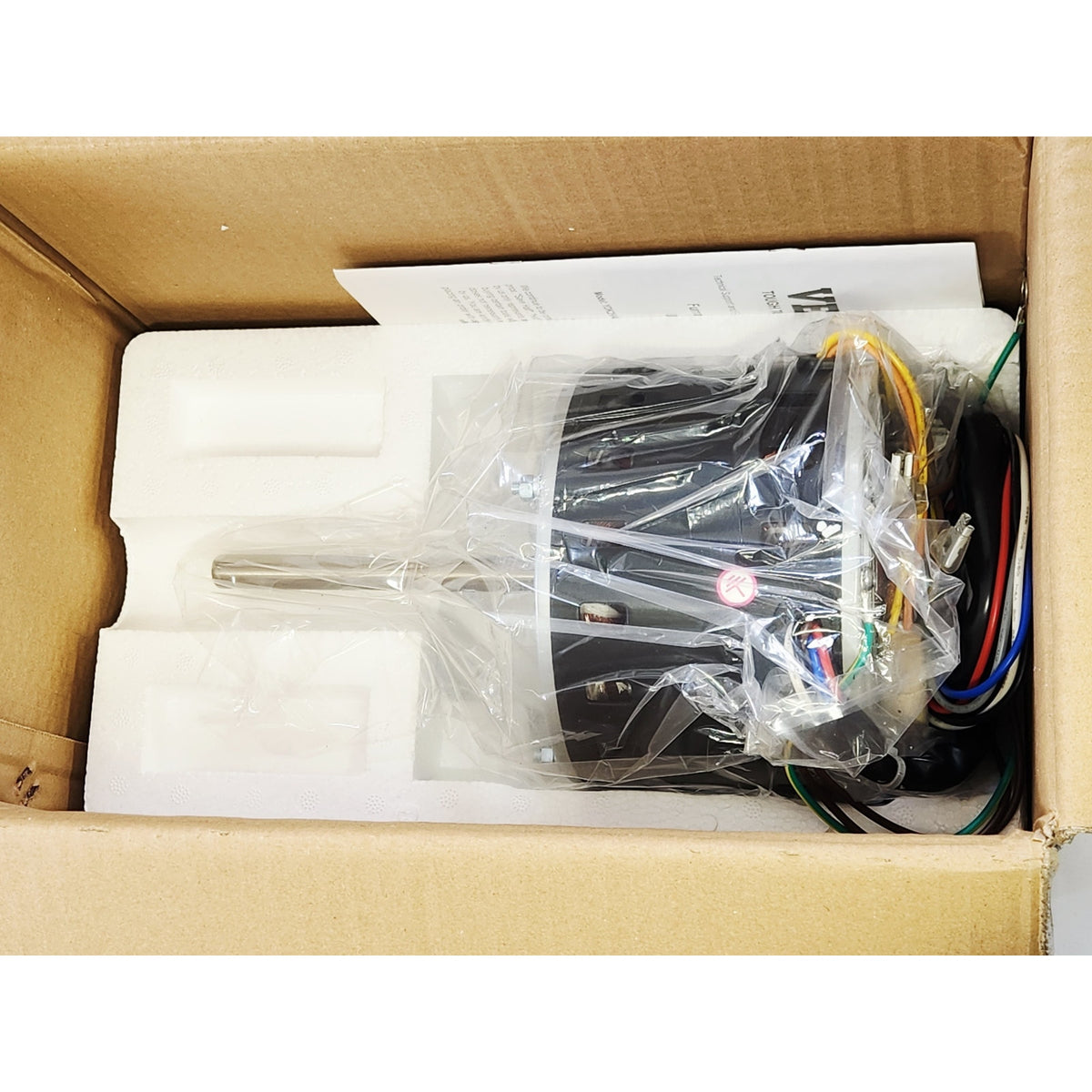 Vevor YDK250-6G52 1/3 HP Furnace Blower Motor 115V 1075 RPM - Black