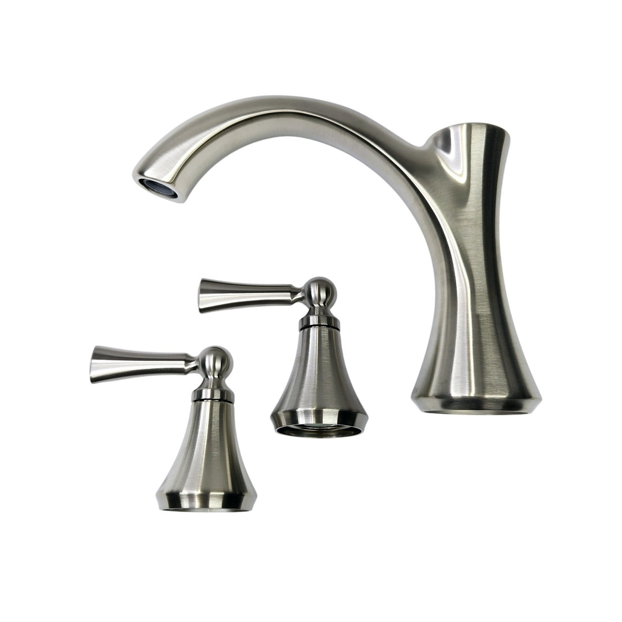 Moen T654BN Wynford 2-Handle Roman Tub Faucet with Handshower - Brushed Nickel