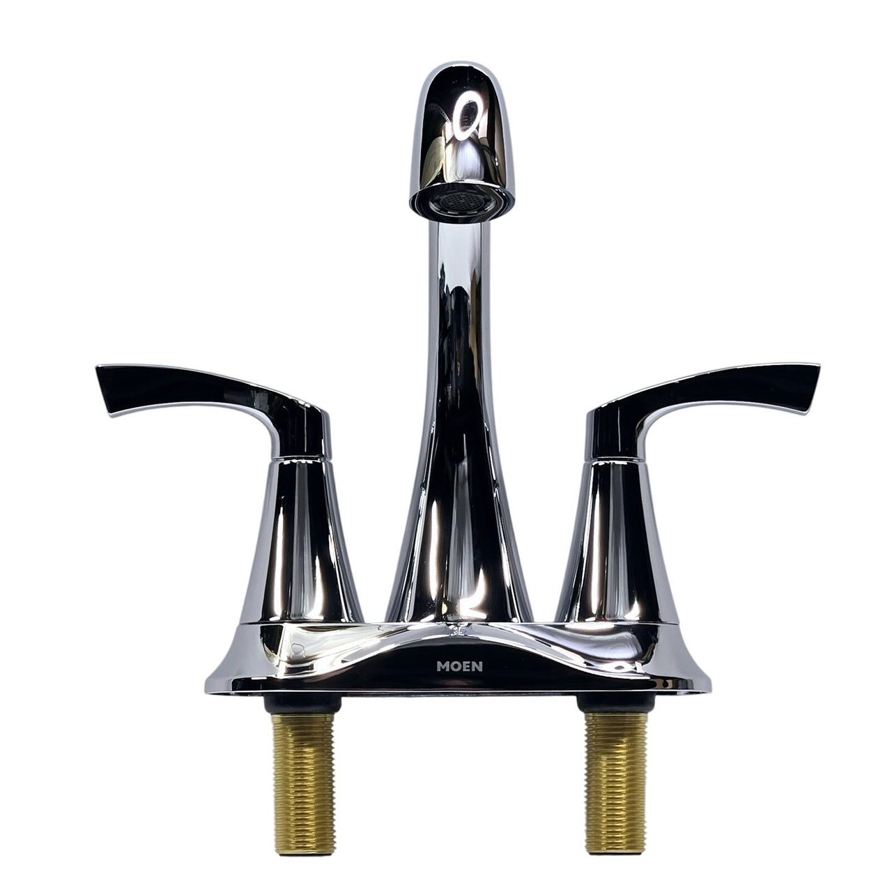 Moen 84467 Korek 4 in. Centerset 2-Handle Bathroom Faucet - Chrome