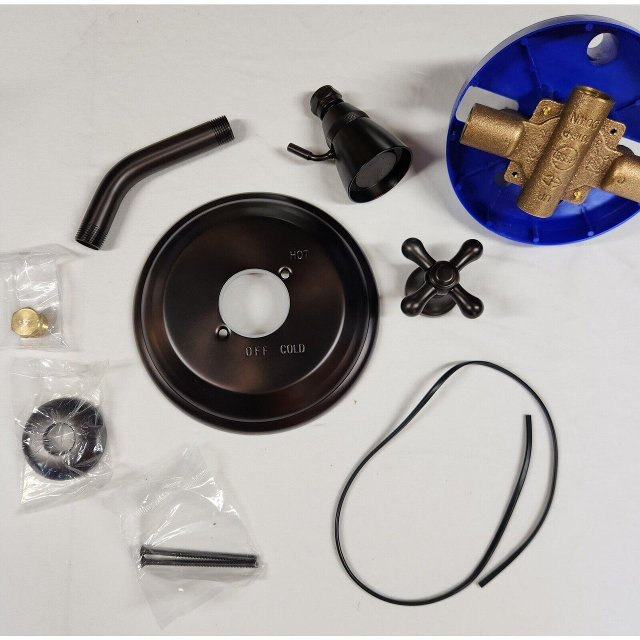 Kingston Brass KB3635AXSO Restoration Wall Mount Shower Faucet-Oil Rubbed Bronze