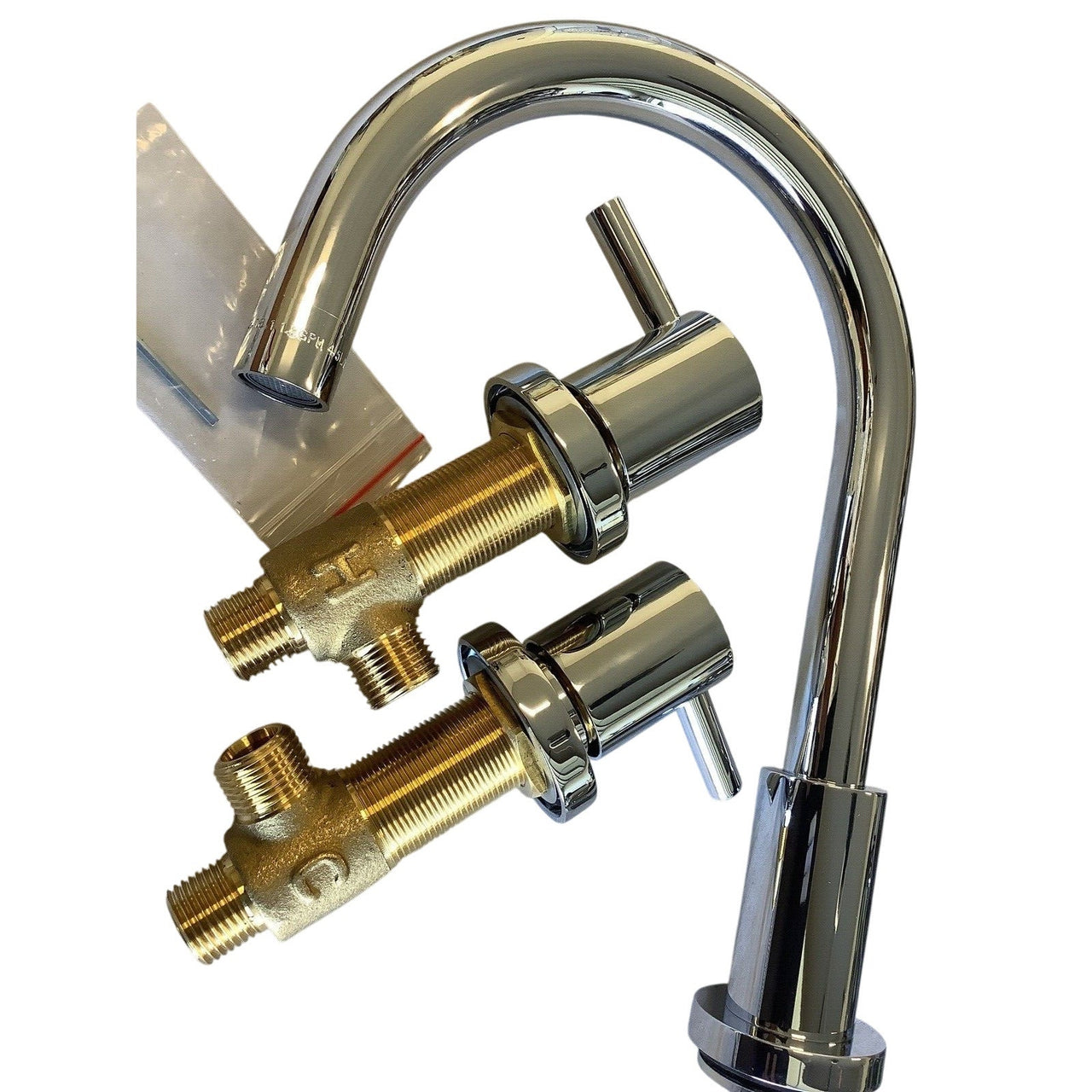 Signature Hardware 339733 Rotunda Widespread Faucet - Overflow - Brushed Nickel