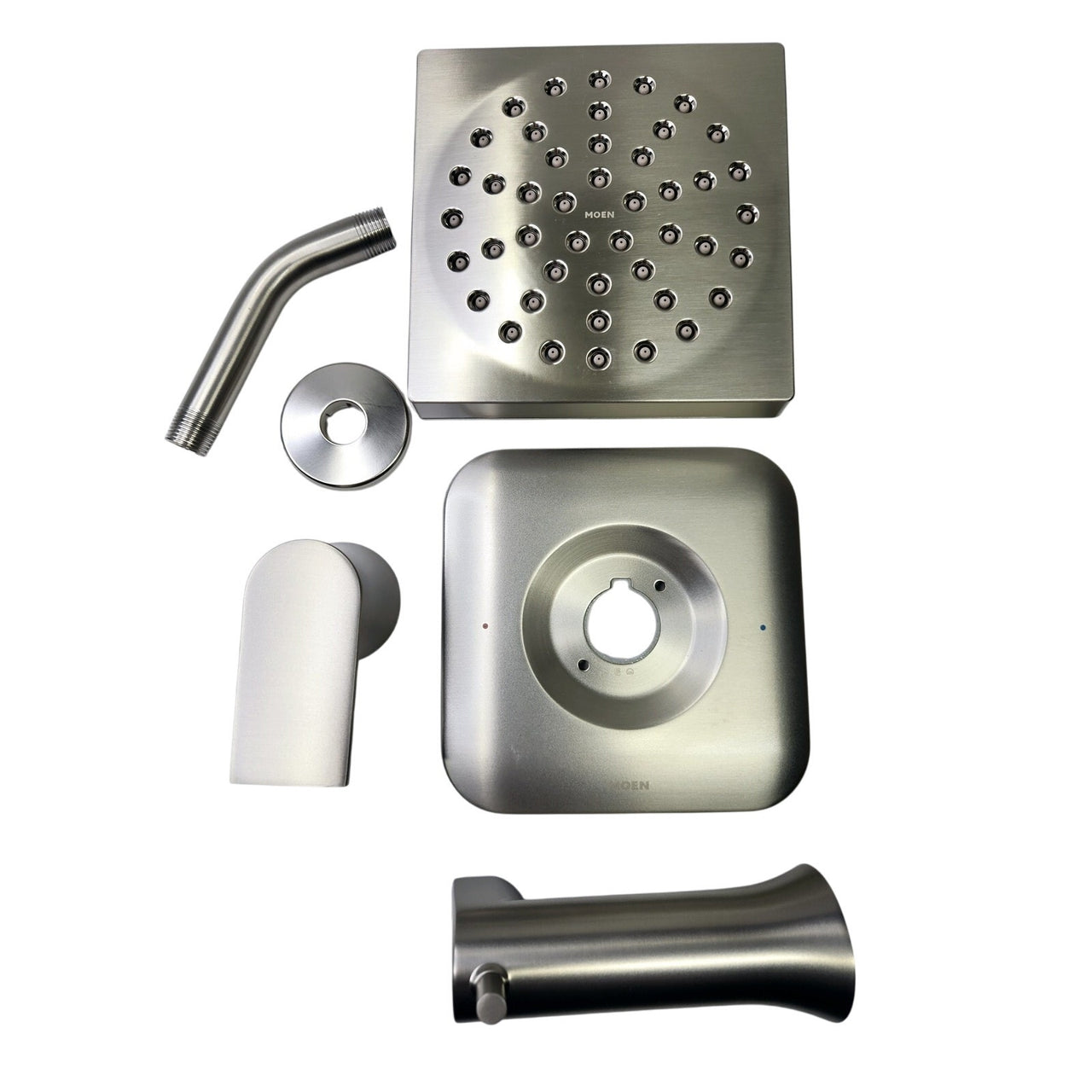 Moen 82760SRN Genta Single-Handle Tub and Shower Faucet - Brushed Nickel READ1