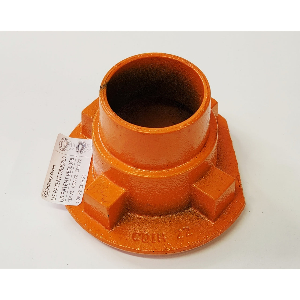 Infinity Drain CDIH 22 Hot Mop Compact Clamp Down Cast Iron Drain
