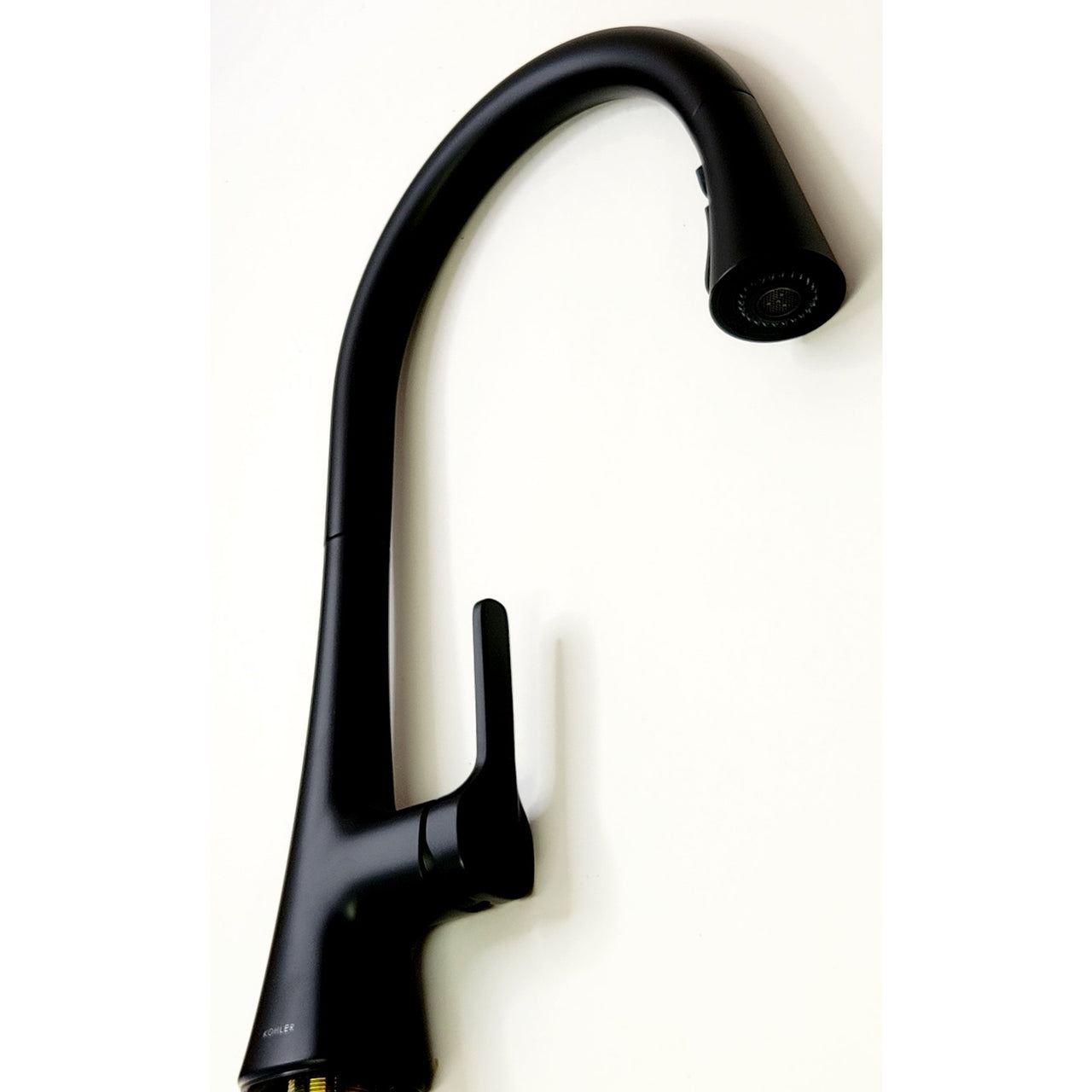 Kohler R33912-BL Guild Three-Function Pull-Down Kitchen Sink Faucet -Matte Black