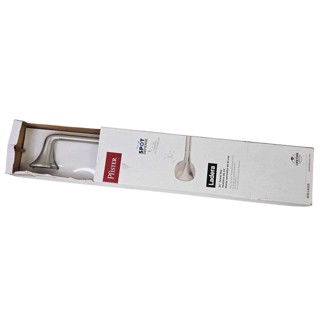 Pfister BTB-LR2GS Ladera 24 in Towel Bar - Spot Defense Brushed Nickel