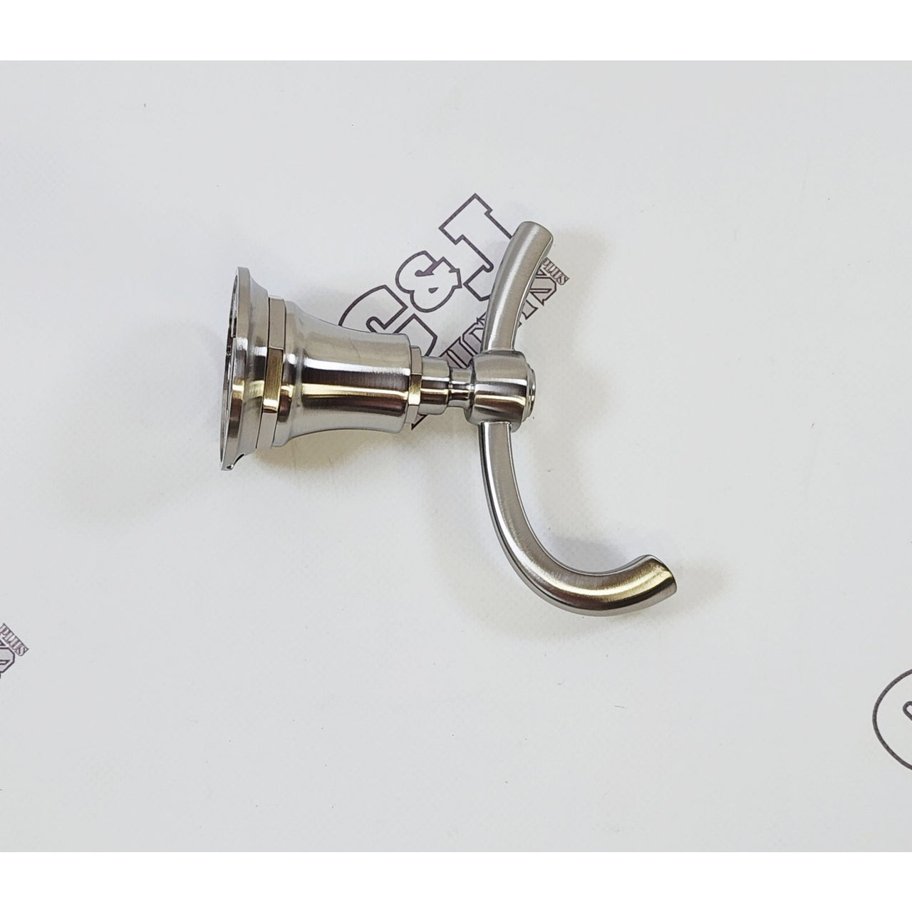 Brizo 693561-NK Rook Double Bathroom Robe Hook - Brilliance Luxe Nickel
