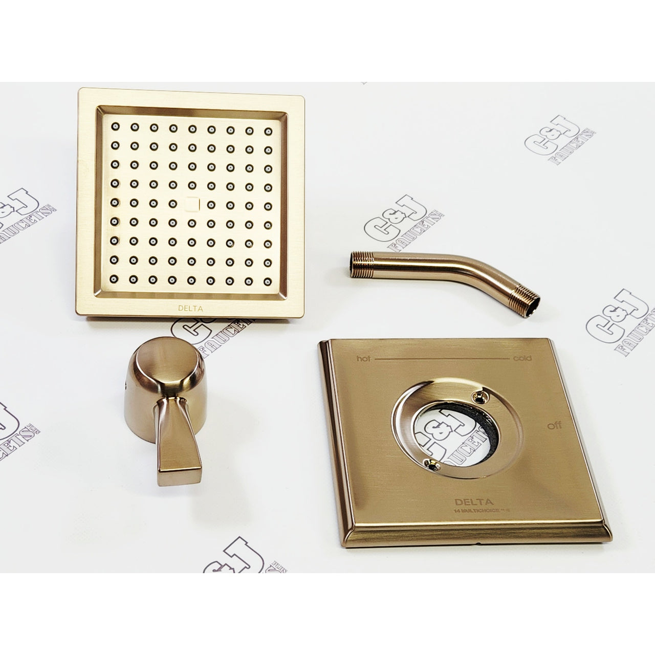 Delta T14251-CZ Dryden Monitor 14 Series 2.5 GPM Shower Trim - Champagne Bronze