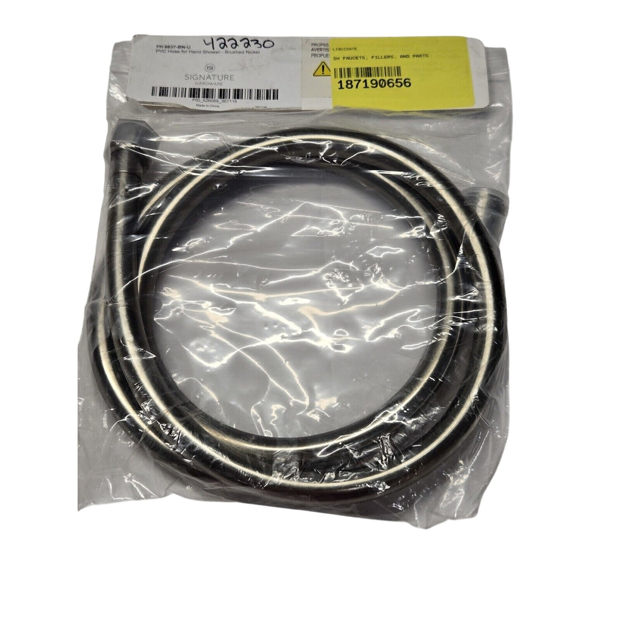 Signature Hardware 433230 59" Hand Shower Hose - Brushed Nickel