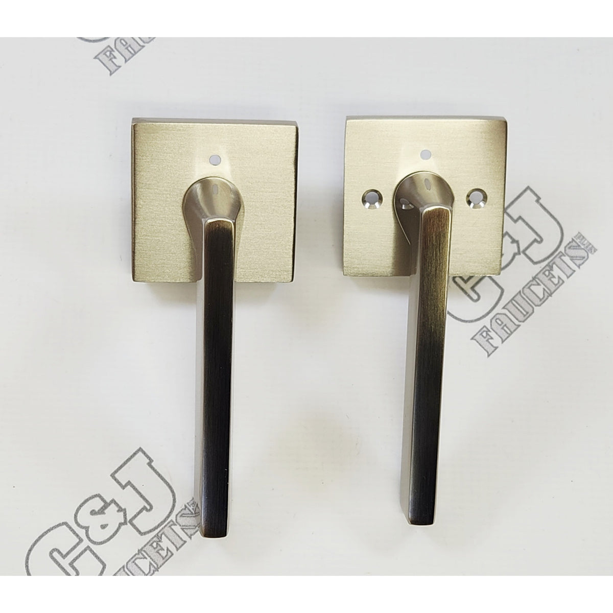 Emtek 5210HLOLHUS15 Helios Left Handed Passage Lever Handle - Satin Nickel READ