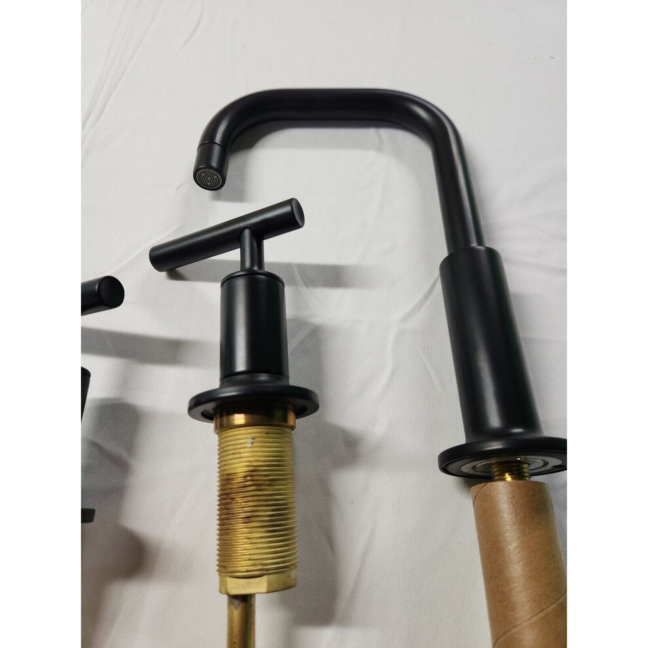 Kohler 14406-4-BL Purist Bathroom Sink Faucet - Matte Black