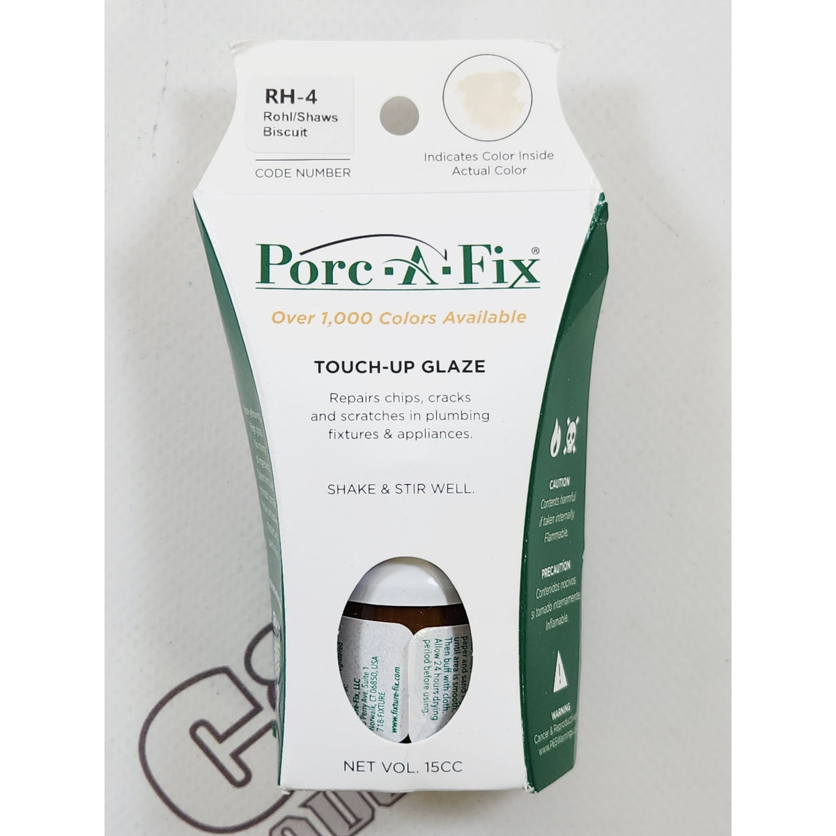 Rohl PORCAFIXSHAWSBISCUIT Porc-A-Fix Touch Up Glaze Kit - Biscuit