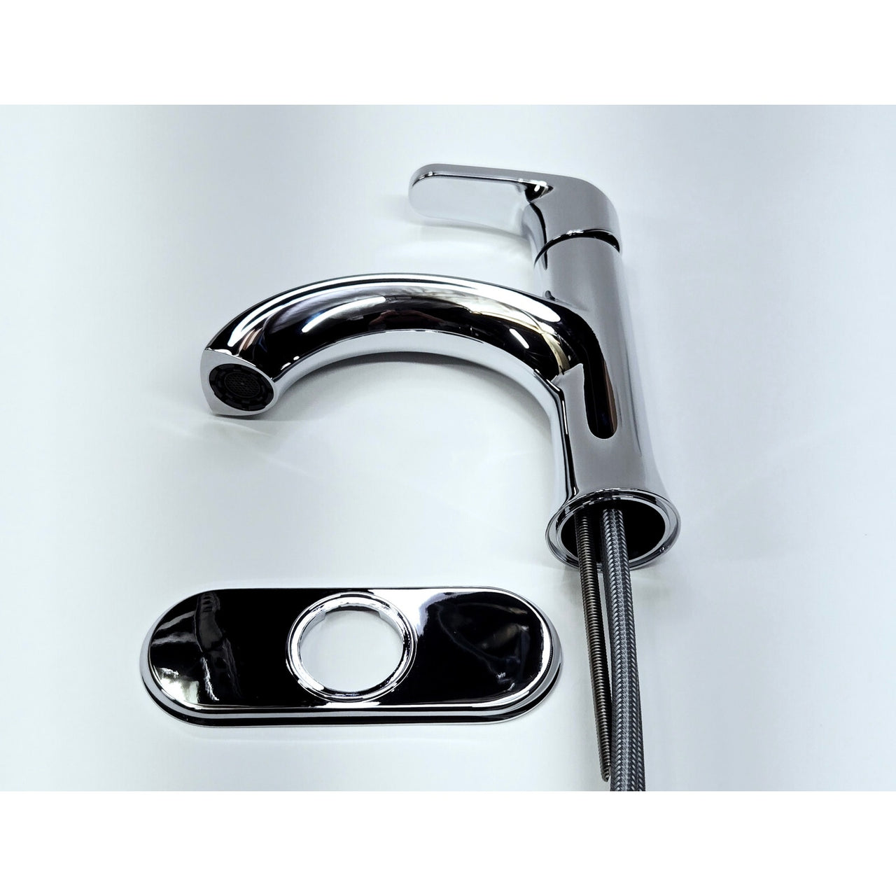 Moen 84346 Karis Single Hole Single Handle Bathroom Faucet - Chrome