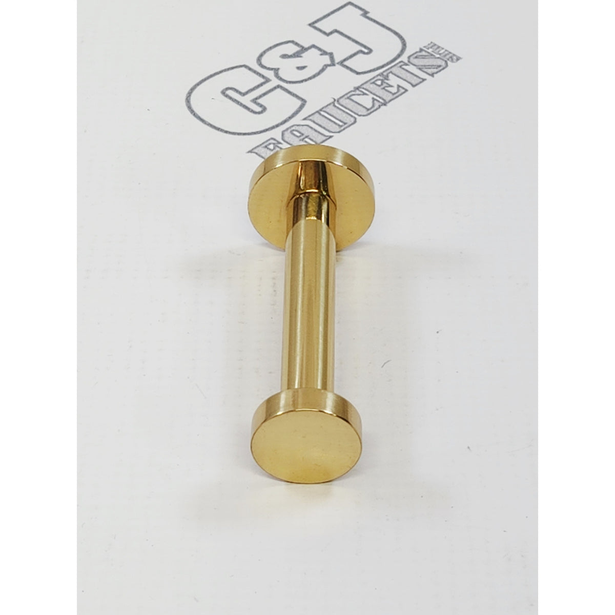 Alno A8982-PB Euro Bath 3" Bathroom Robe Hook Accessory - Polished Brass