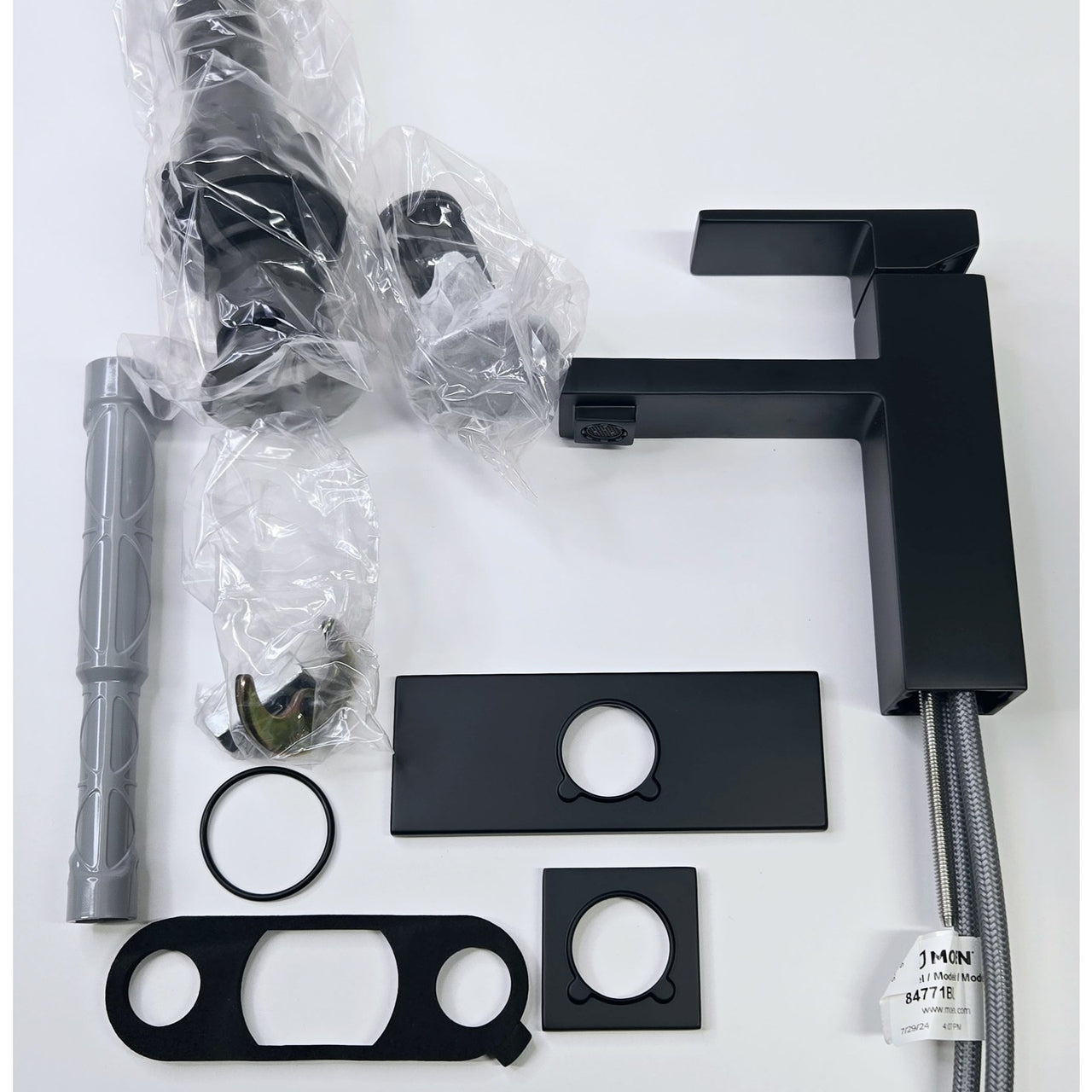 Moen 84771BL Revyl Single Hole Single Handle Bathroom Faucet - Matte Black