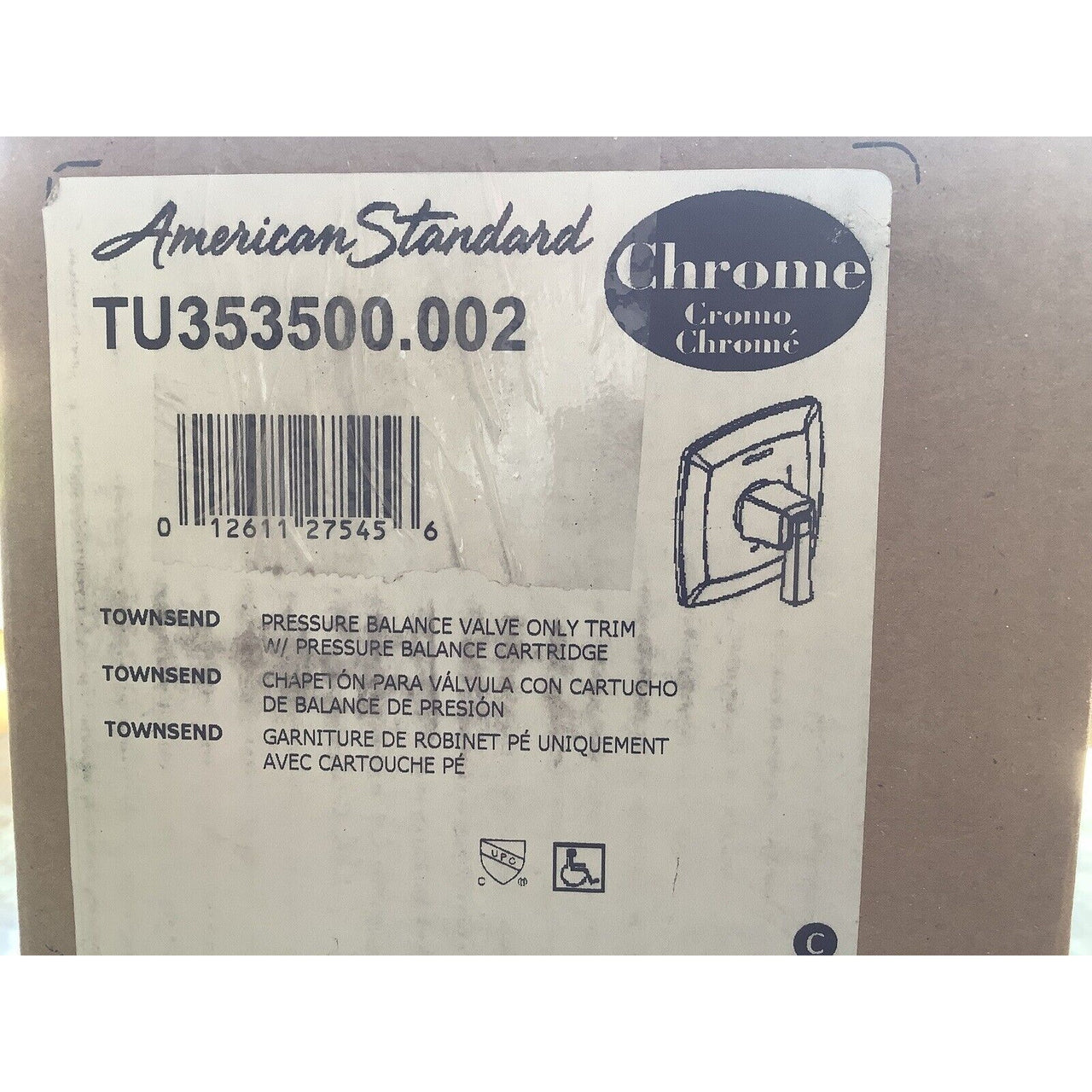 American Standard TU353500.002 Townsend Valve Trim Kit - Polished Chrome