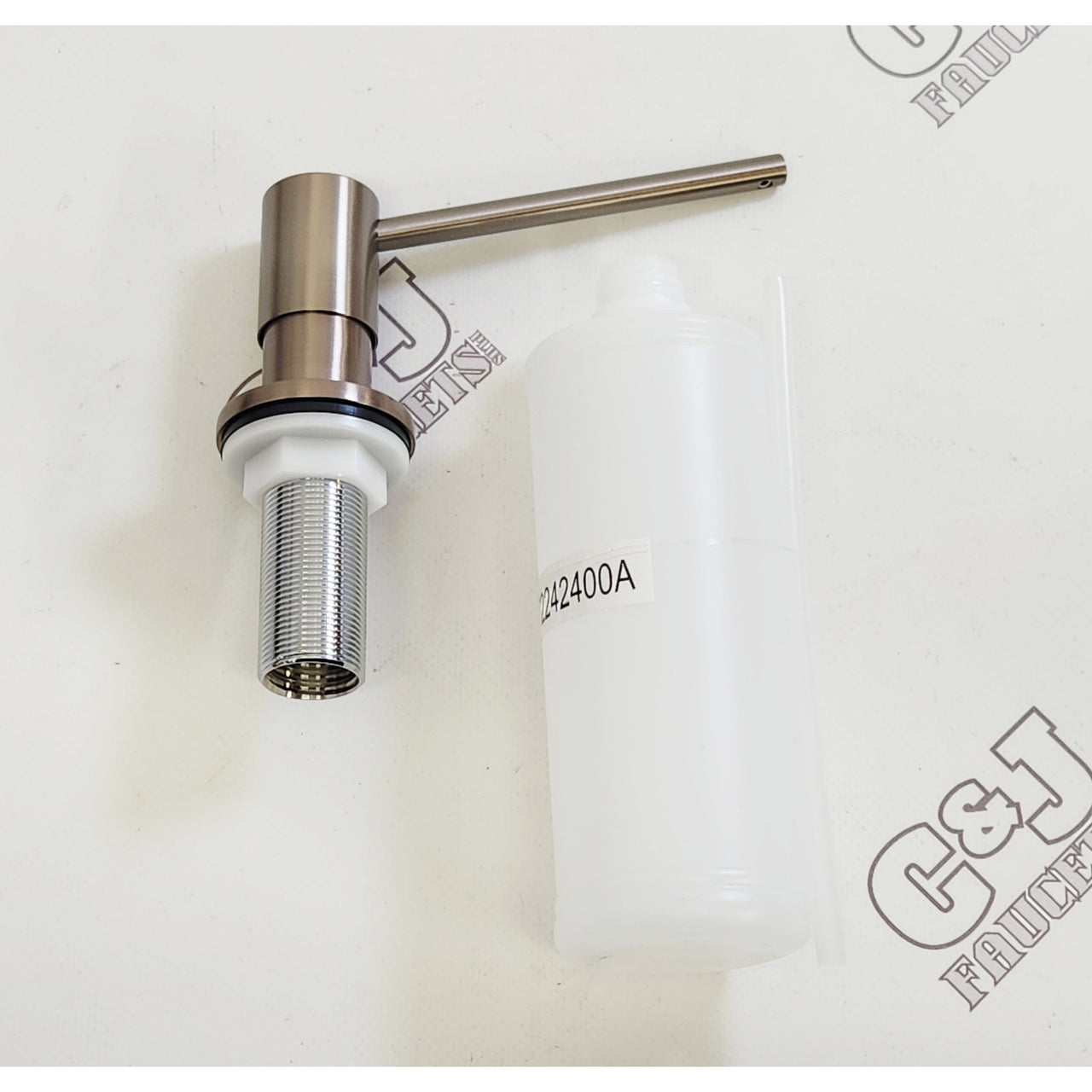 Blanco 527722 Torre 10 oz Kitchen Soap Dispenser - Satin Platinum