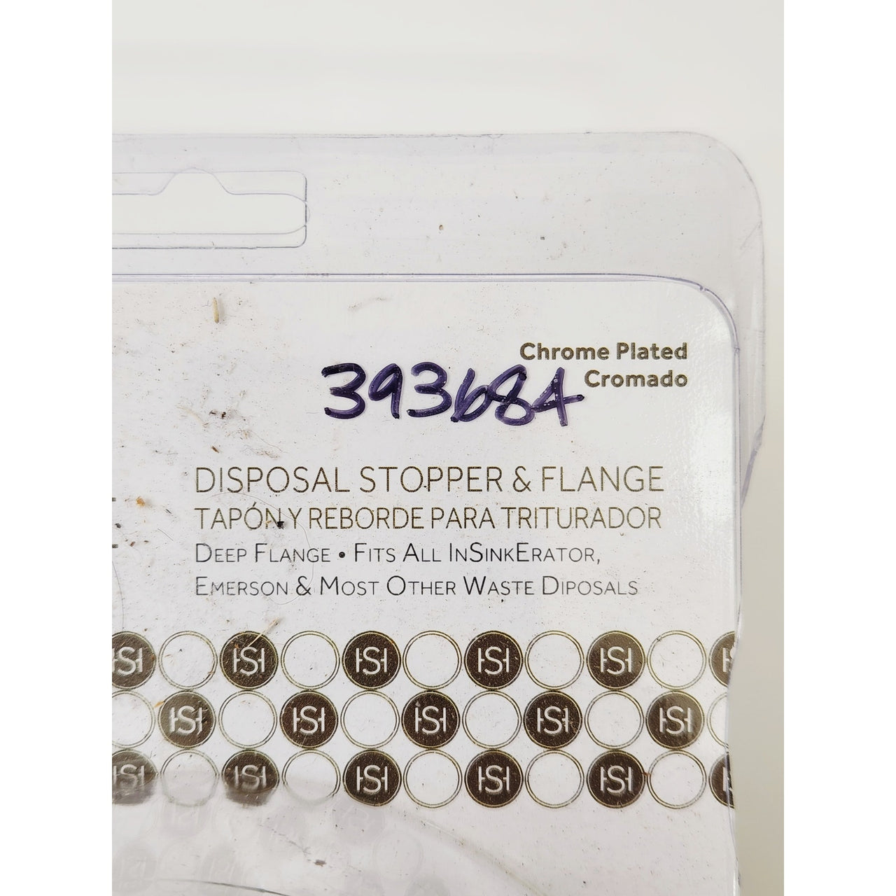 Signature Hardware 393684 Garbage Disposer Flange & Stopper - Polished Chrome