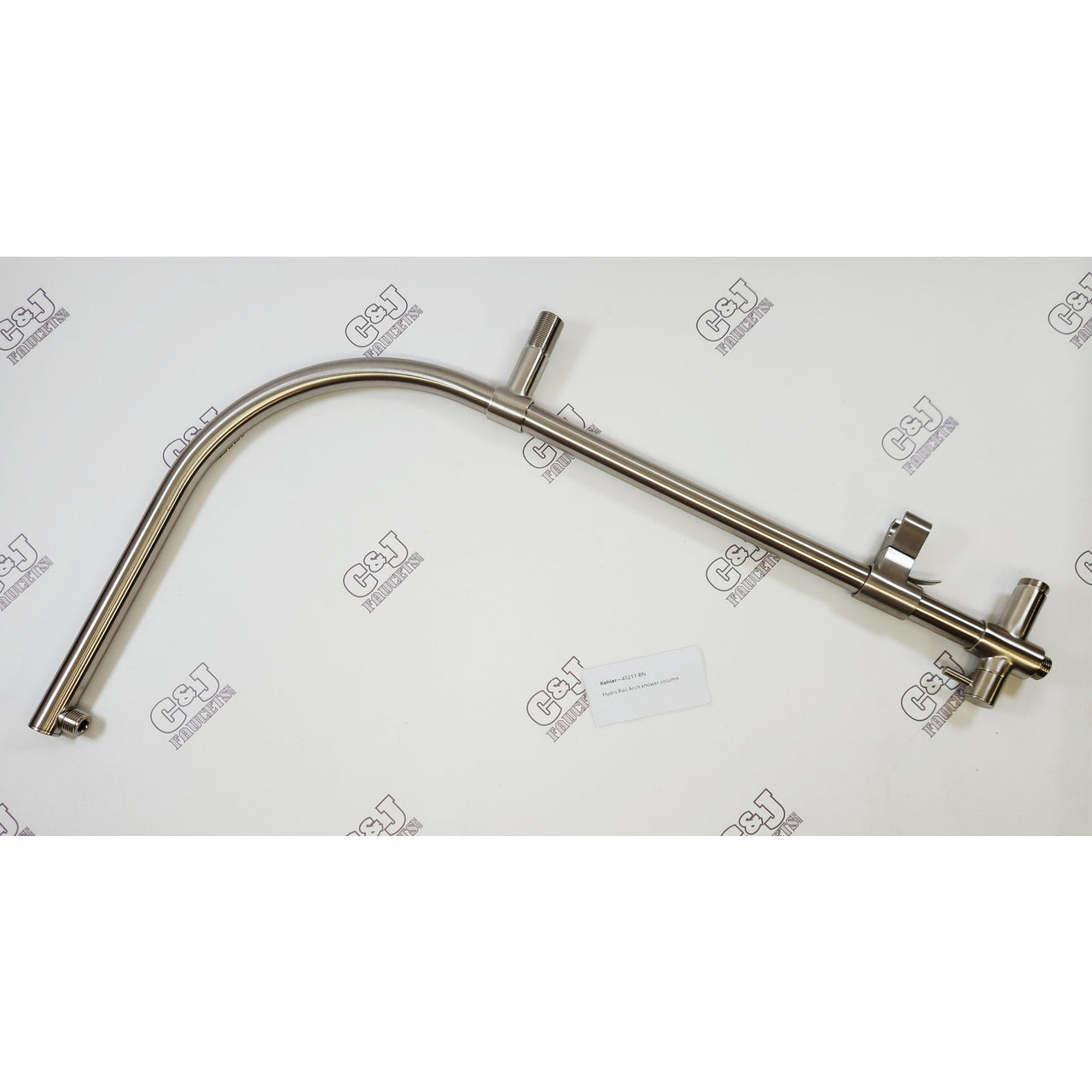 Kohler 45211-BN HydroRail-R WallMount Arch Shower Retrofit - Brushed Nickel READ