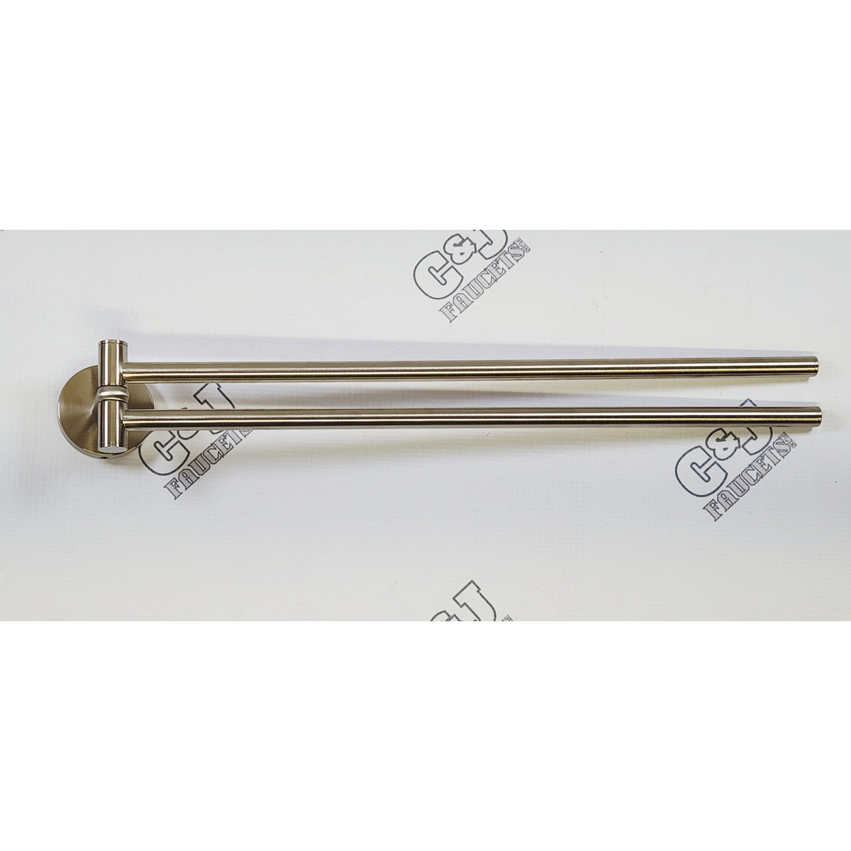 Grohe 40371EN1 Essentials 18" Double Swivel Towel Bar - Brushed Nickel