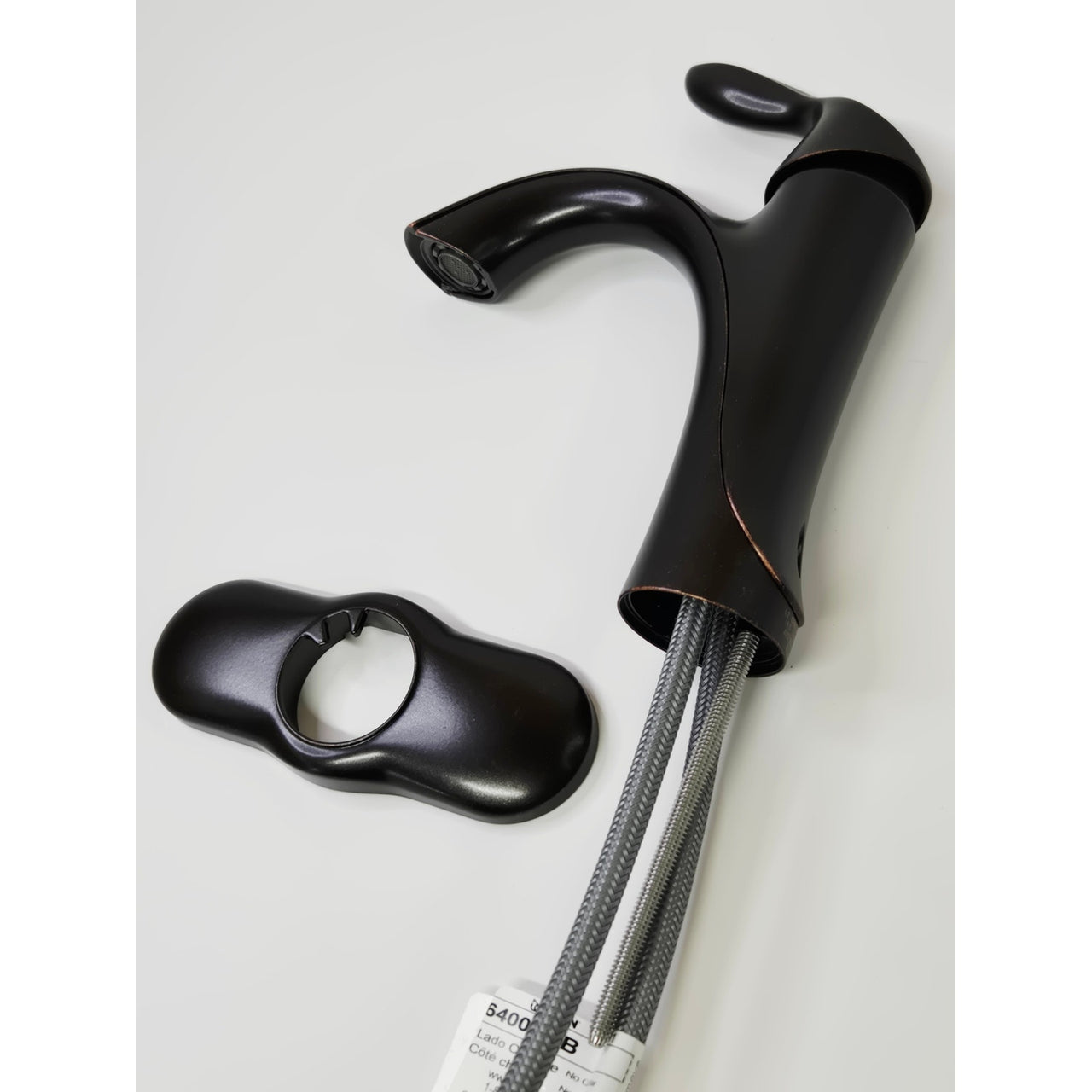Moen 6400ORB Eva Single Handle Single Hole Bathroom Faucet - Oil Rubbed Bronze