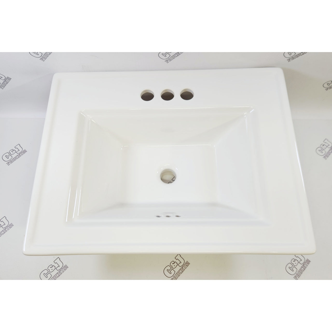 American Standard 1203004.020 Town Square S 24" Centerset Drop In Sink - White