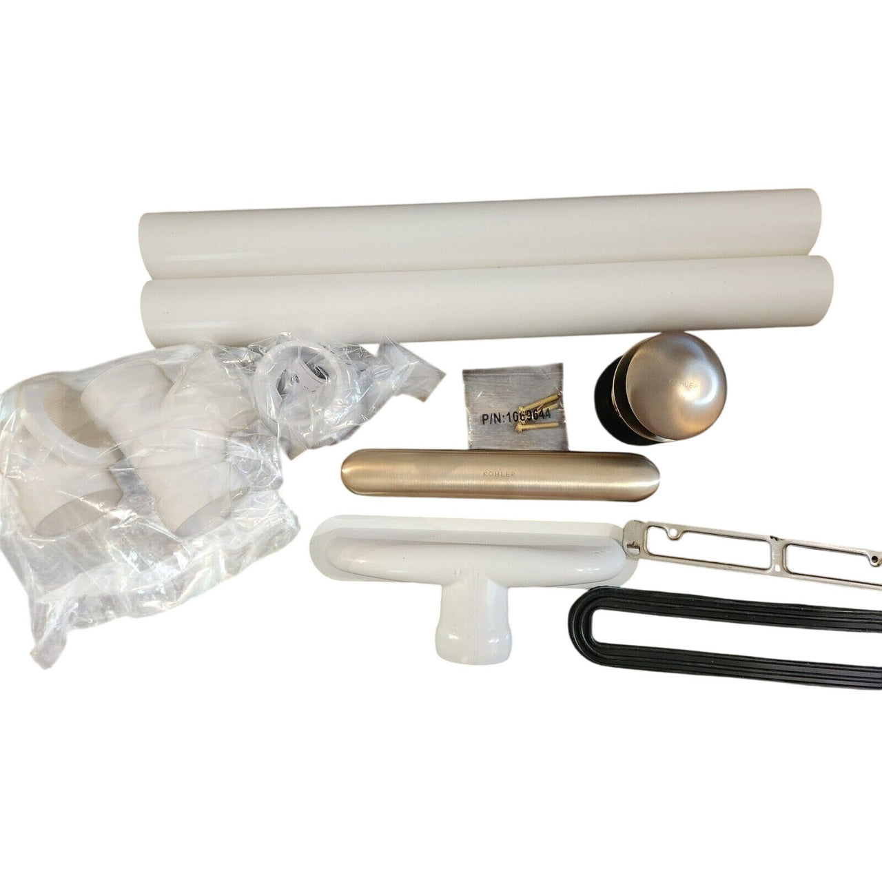 Kohler 7272-BV Clearflo Tub Drain with Slotted Overflow - Vibrant Brushed Bronze