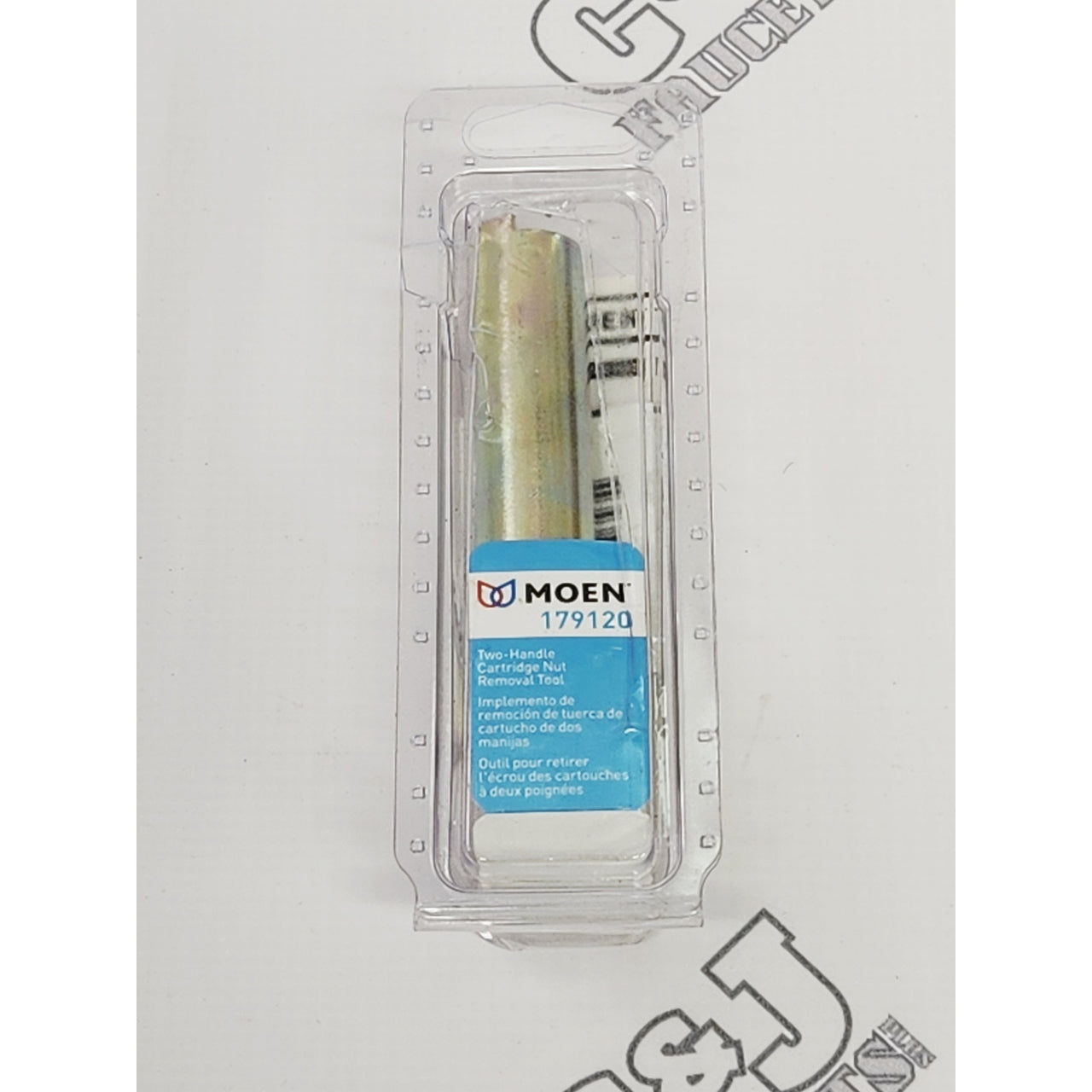 Moen 179120 Cartridge Retainer Removal Tool for 2-Handle Faucet - Chrome