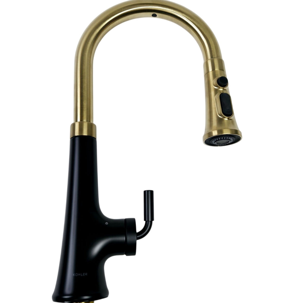 Kohler 23766-WB-BMB Tone Touchless Kitchen Faucet - Brass/Matte Black *READ