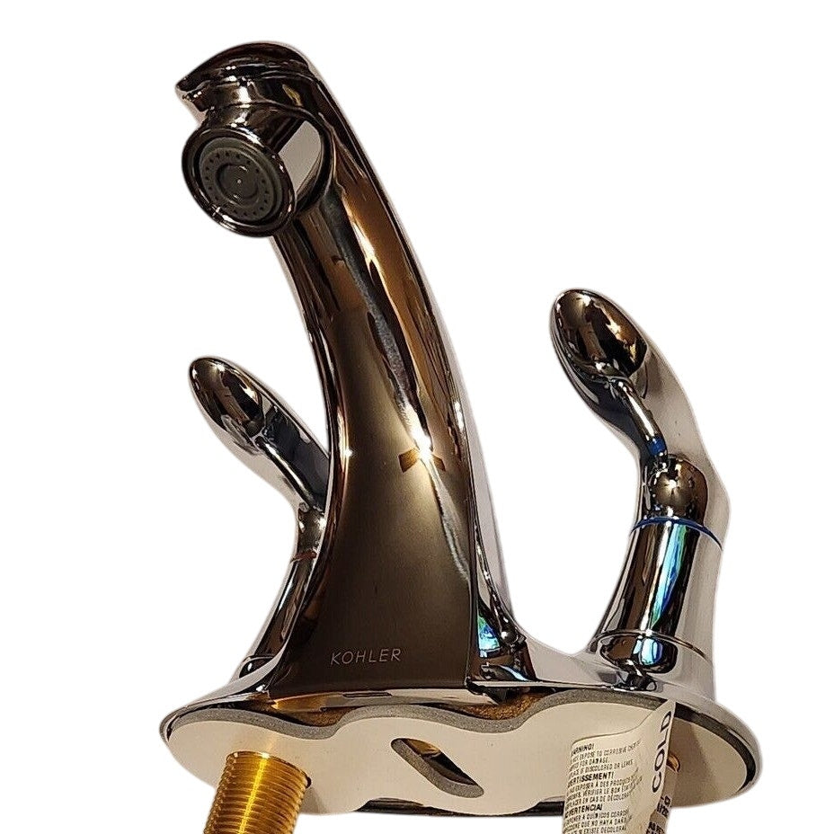 Kohler 15243-4RA-CP Coralais Centerset Bathroom Sink Faucet - Polished Chrome