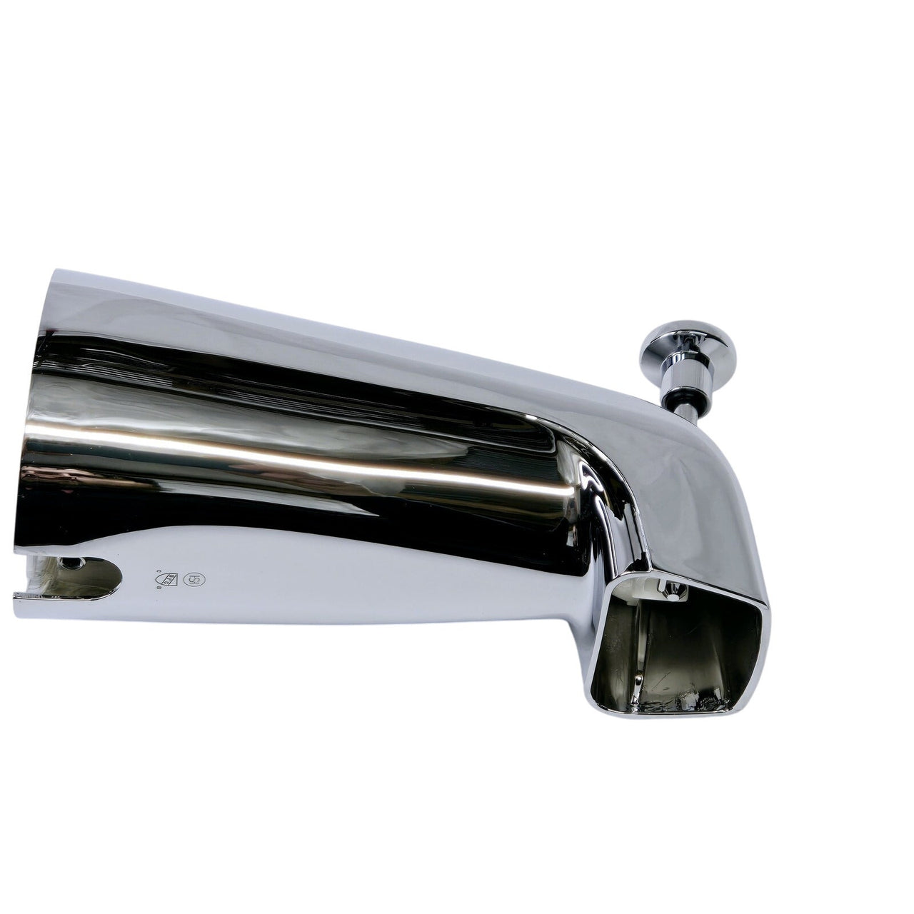 Signature Hardware 449750 Boca Raton 4-3/4" Integrated Diverter Tub Spout-Chrome