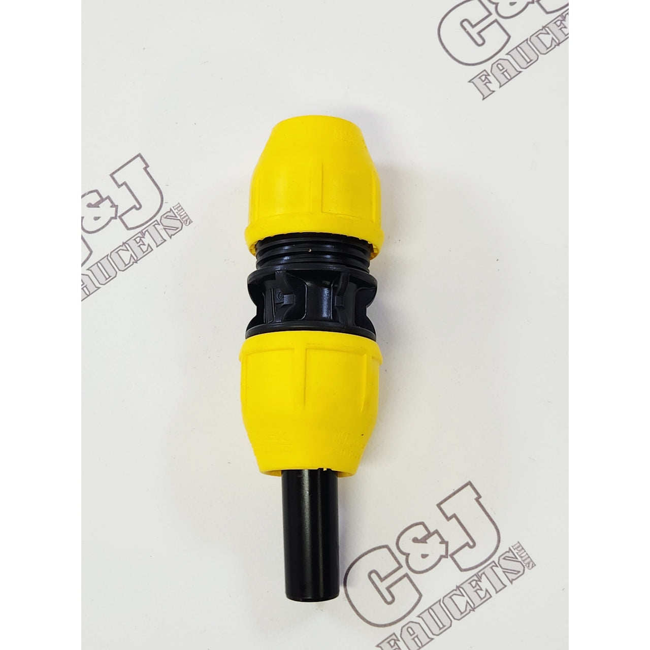 Homeflex 18-429-007 3/4" IPS SDR 11 Poly Gas Pipe Coupler - Yellow