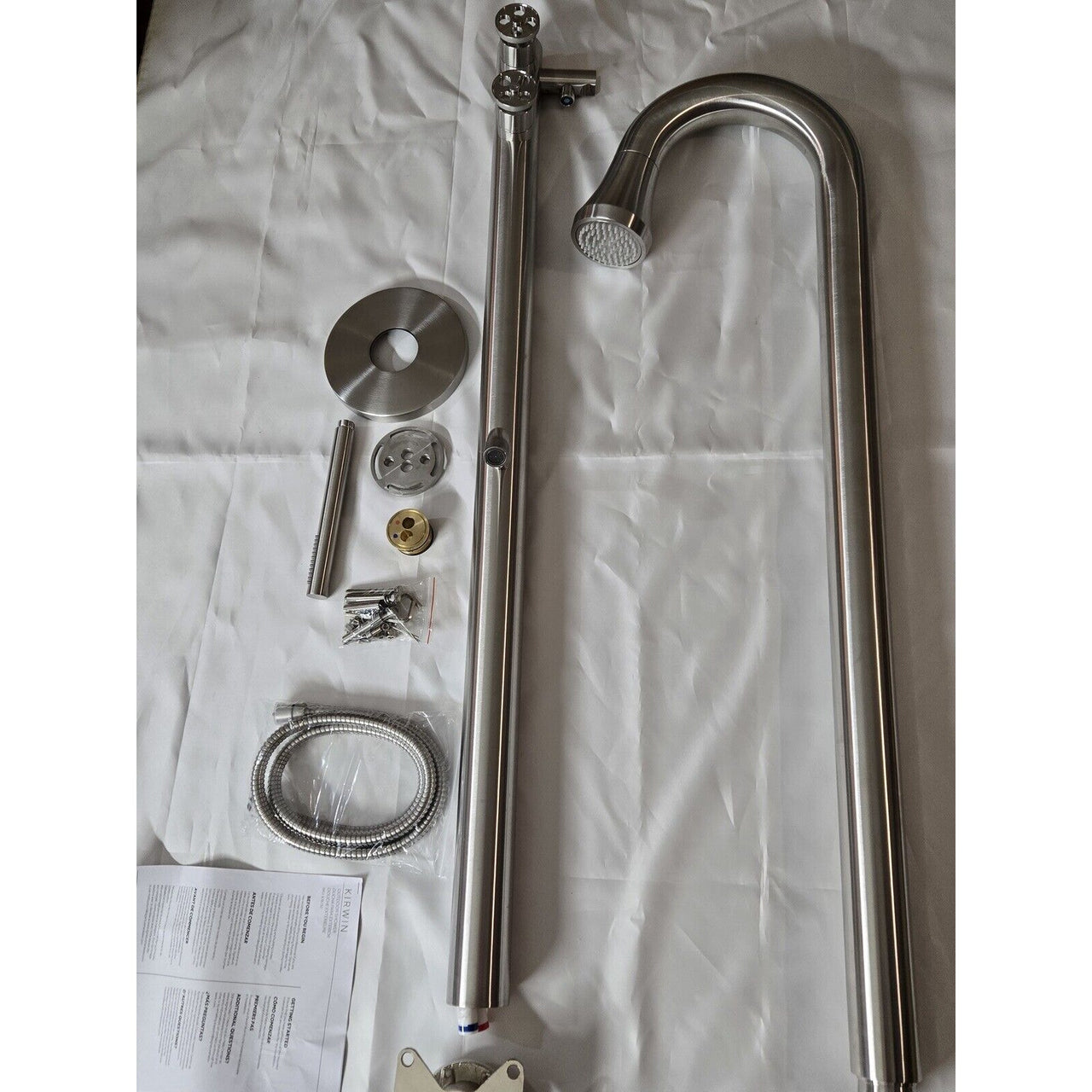 Signature Hardware 478730 Kirwin Outdoor Retrofit Shower Panel - Stainless Steel