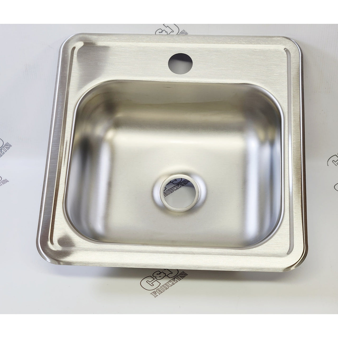 Elkay D115151 Dayton 15" Drop In Single Bowl Kitchen Bar Sink - Satin