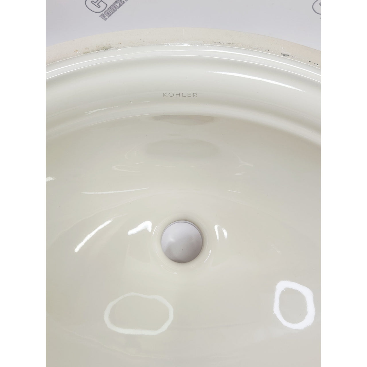 Kohler 2350-96 Devonshire 16-7/8" Oval Undermount Bathroom Sink - Biscuit