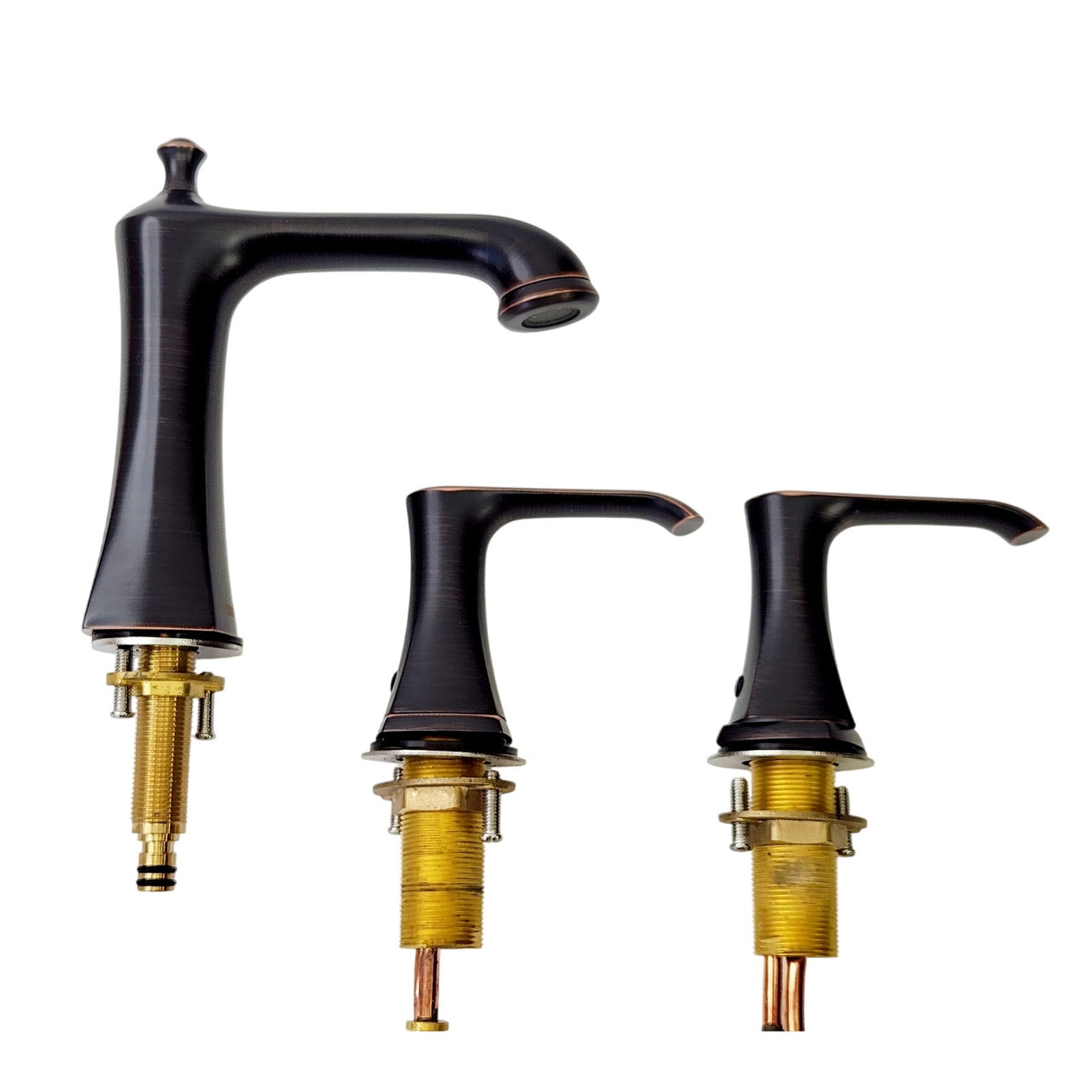 Karran KBF41ORB Woodburn Widespread Bathroom Faucet - Oil Rubbed Bronze