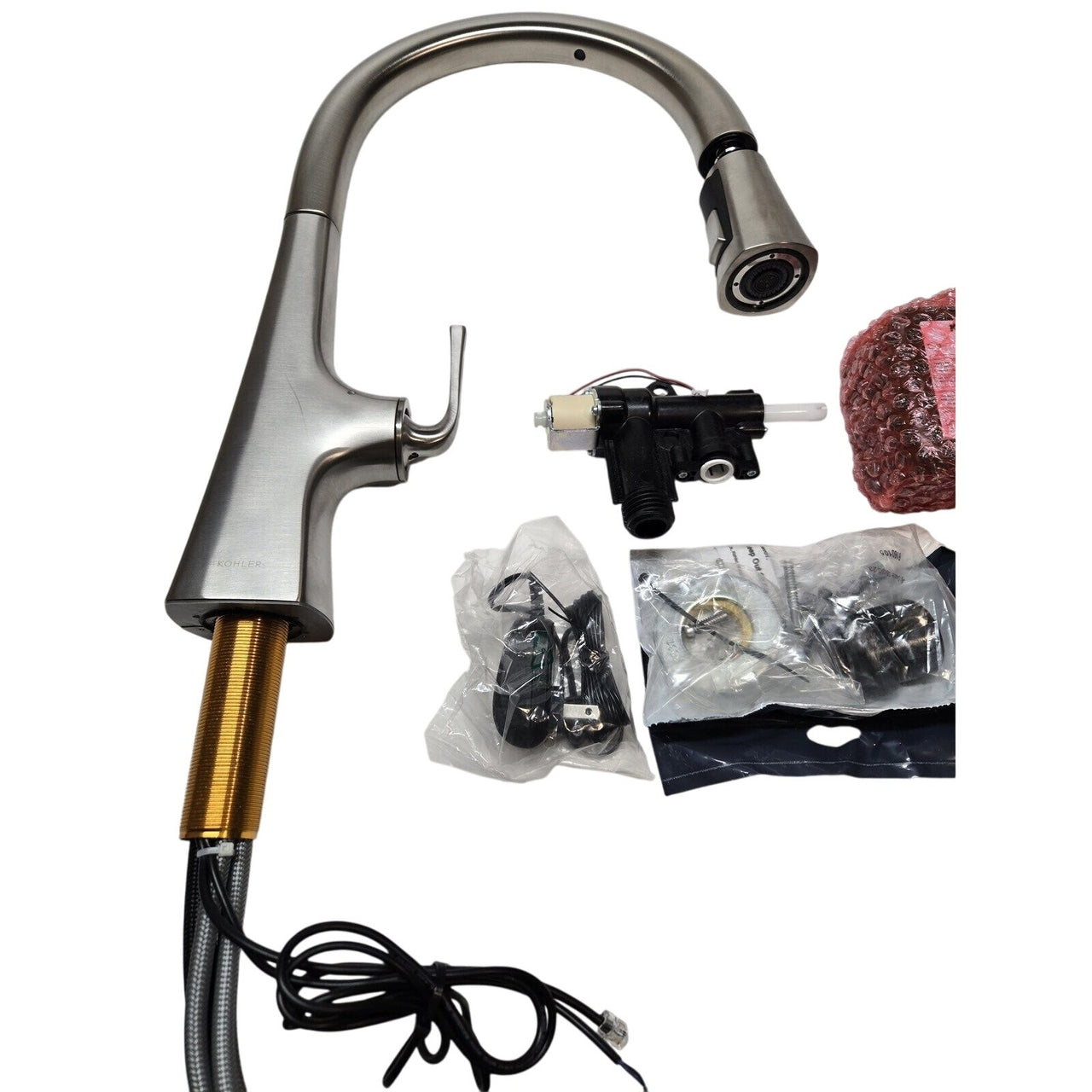 Kohler 22068-VS Graze Touchless Kitchen Sink Faucet - Vibrant Stainless *READ