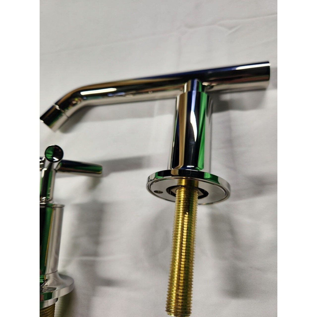 Kohler 14410-3-SN Purist Widespread Bathroom Faucet - Vibrant Polished Nickel