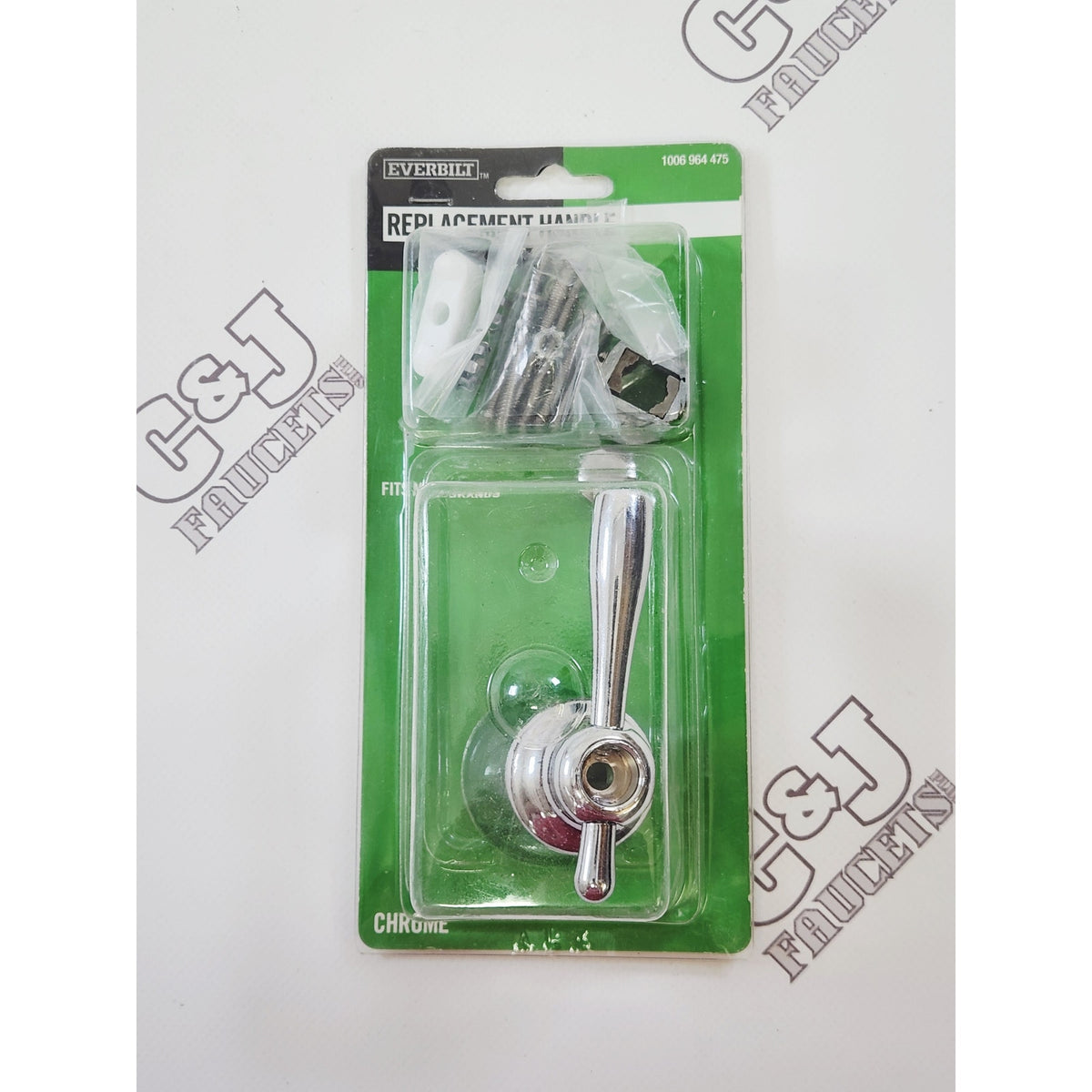 Everbilt 48713 Universal Faucet Lever Handle Replacement Kit - Chrome