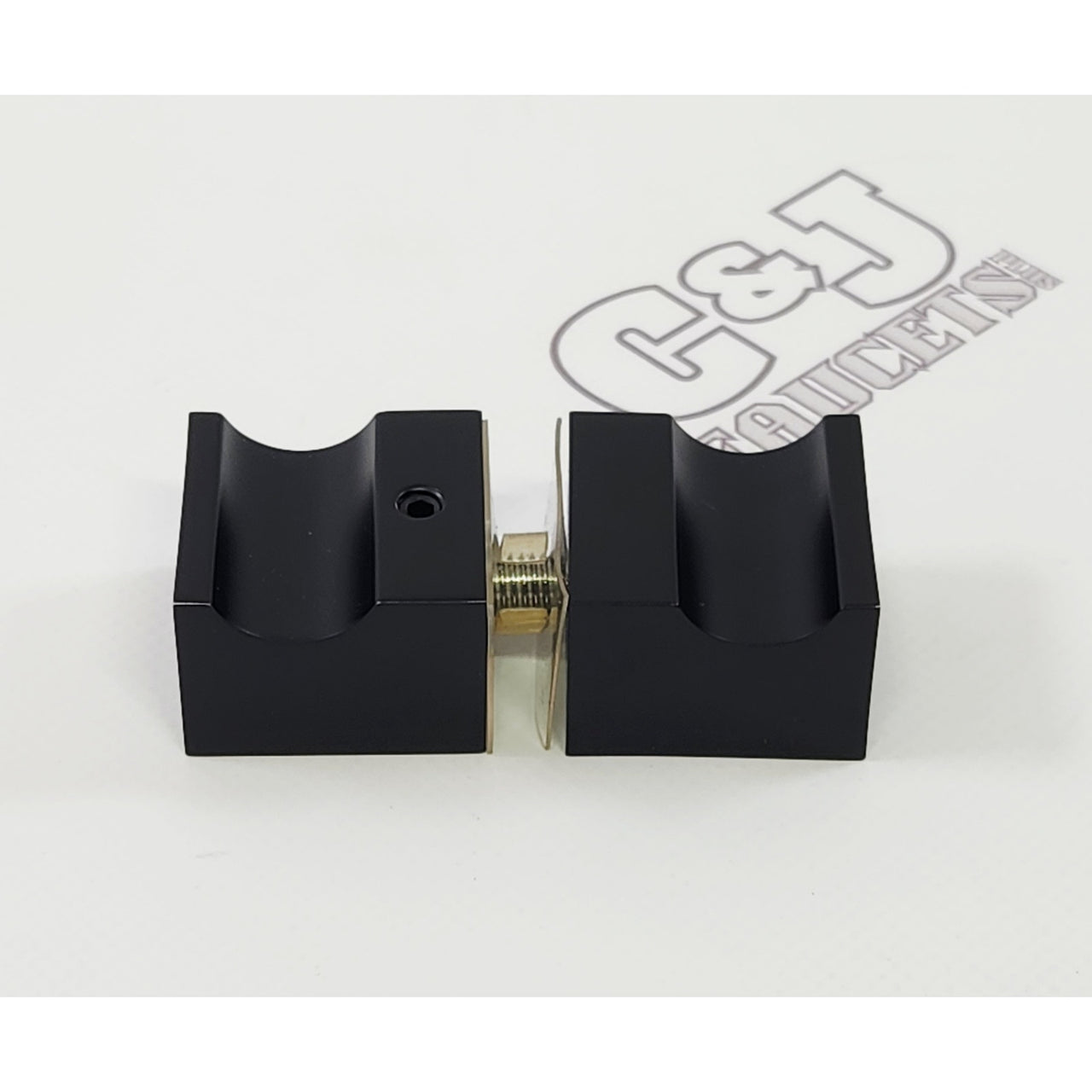 Kartners 2327502-48 Berlin Double Shower Door Knob - Matte Black