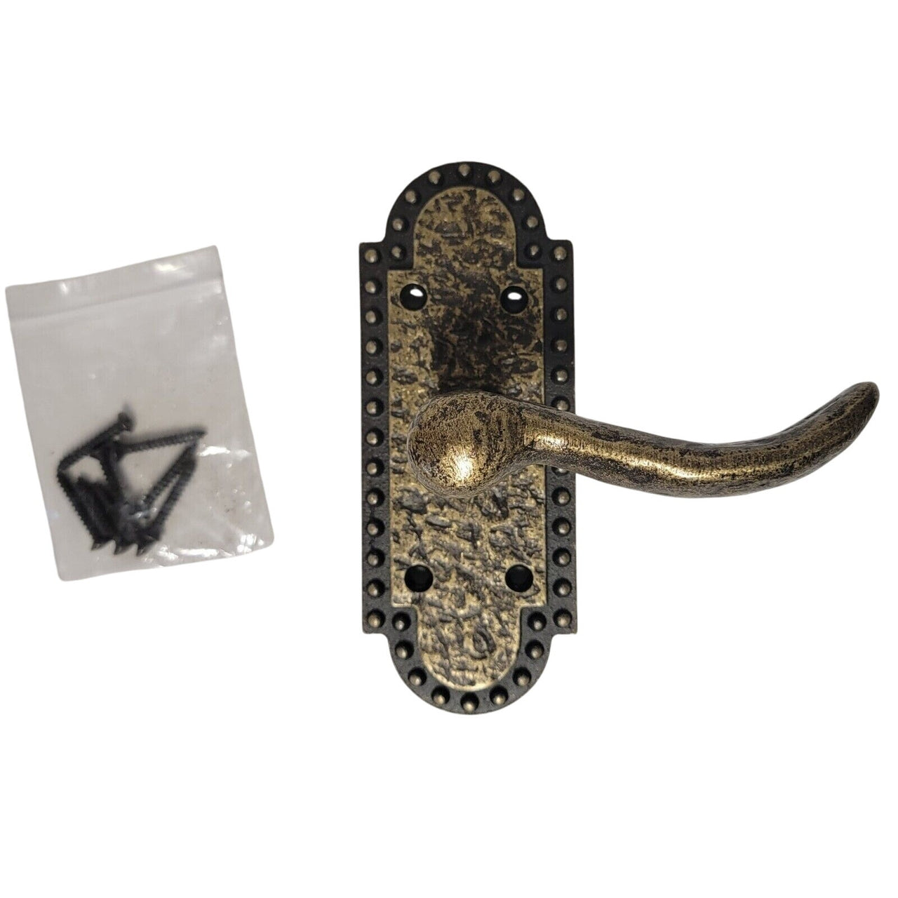 Signature Hardware 444453 Marconi 2-5/8" Lever Dummy Right Hand - Antique Brass*