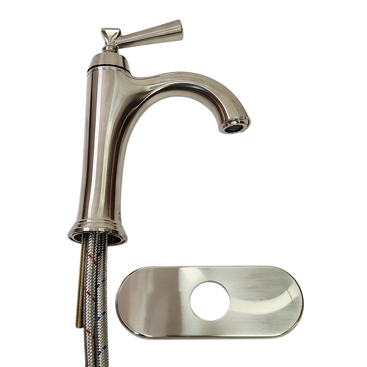 American Standard 7417101.295 Rumson Single Hole Bath Faucet - Brush Nickel READ