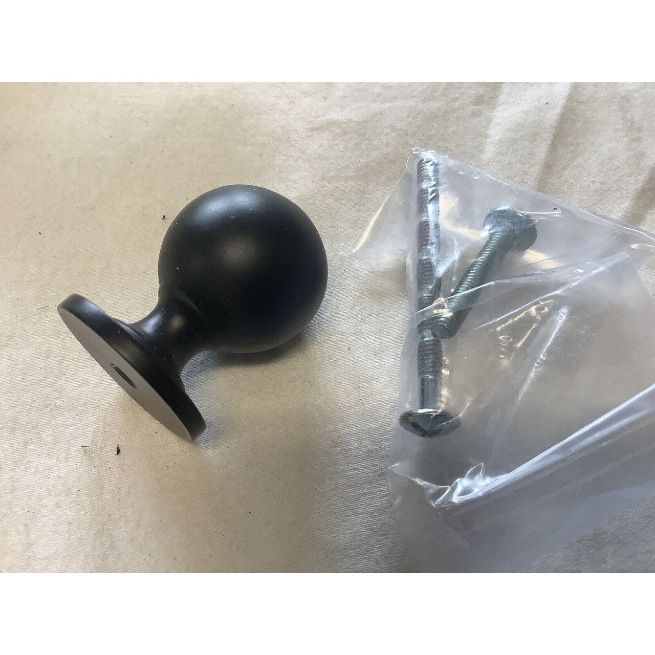 Signature Hardware 444212 Rodino Round Cabinet Knob, 1 inch - Matte Black