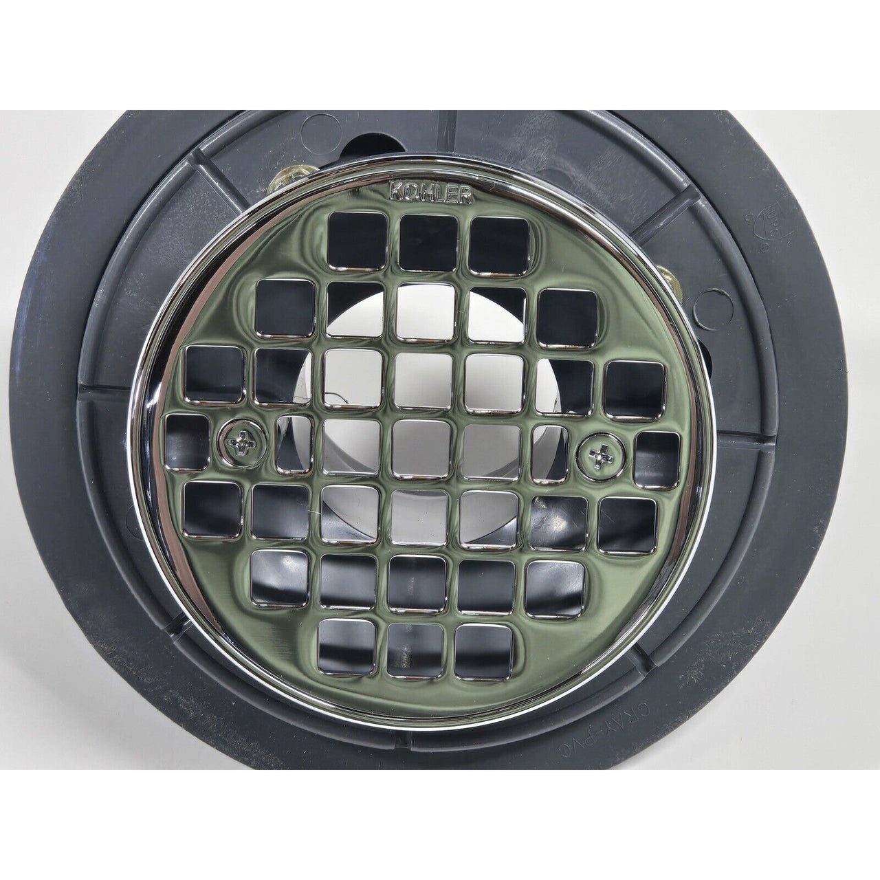 Kohler 9135-CP Clearflo Round Design Tile-In Shower Drain - Polished Chrome