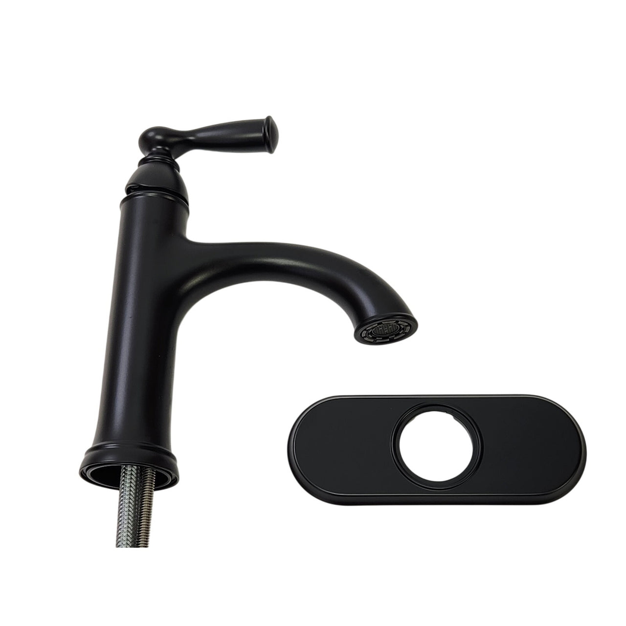 Moen 84945BL Banbury Single Handle Single Hole Bathroom Faucet - Matte Black