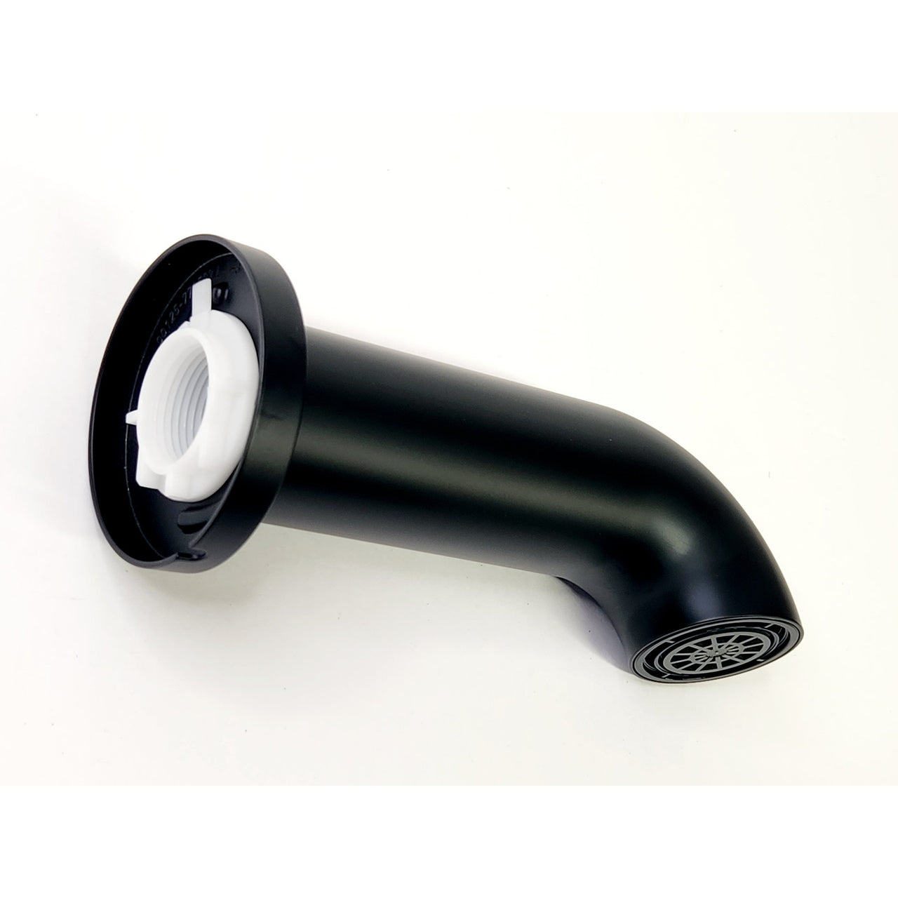 Delta RP77350BL Trinsic 7" Non-Diverter Wall Mounted Tub Spout - Matte Black